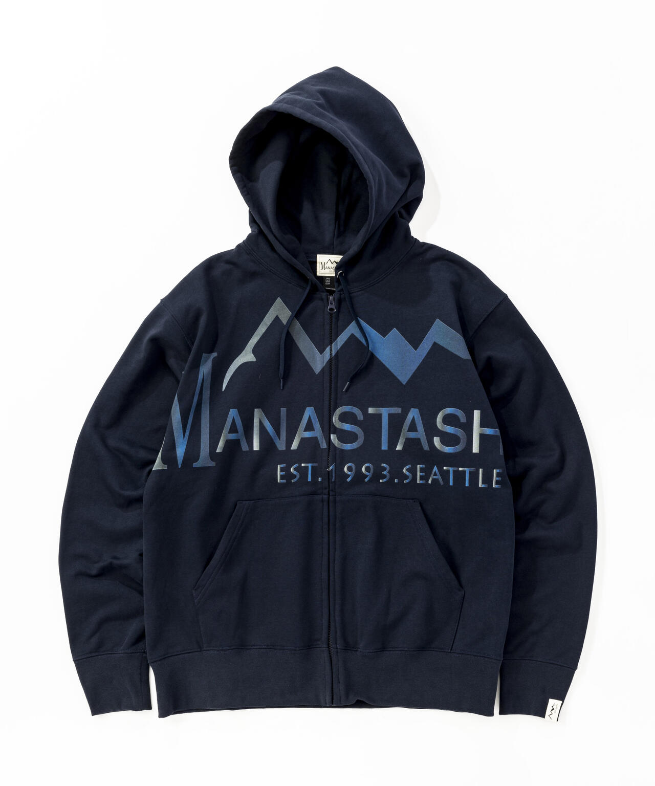 MANASTASH/マナスタッシュ/LARGE LOGO FULL ZIP HOODIE