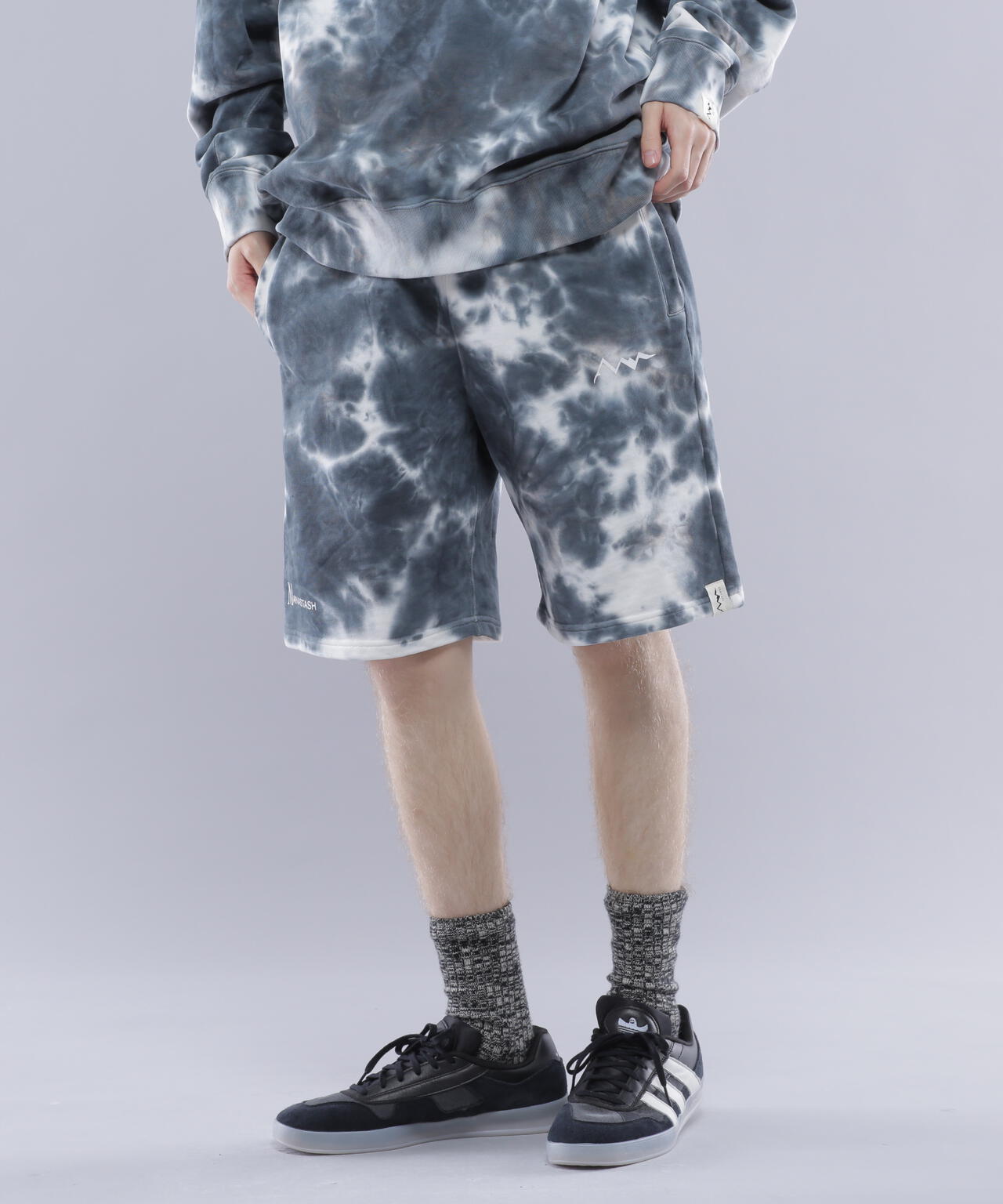 MANASTASH/マナスタッシュ/TIE DYE SWEAT SHORTS/タイダイショーツ