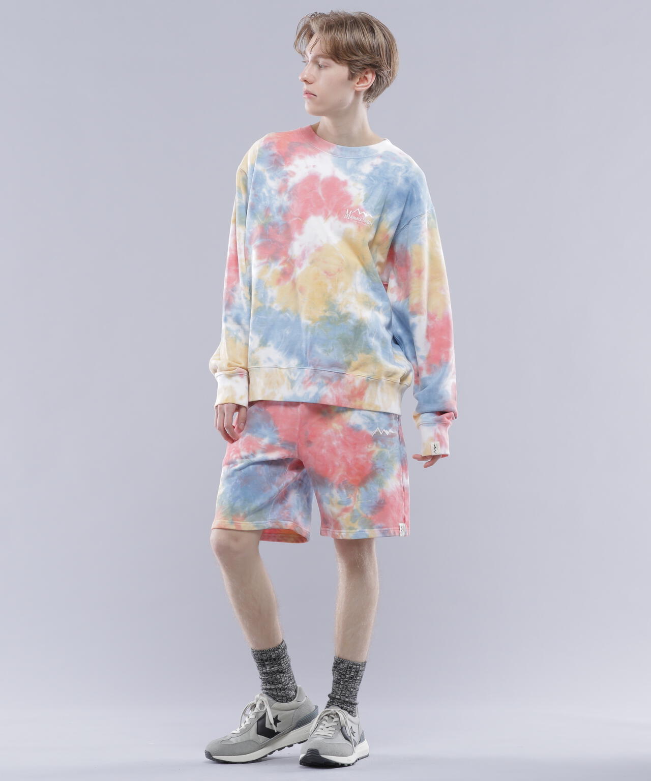 MANASTASH/マナスタッシュ/TIE DYE SWEAT SHORTS/タイダイショーツ