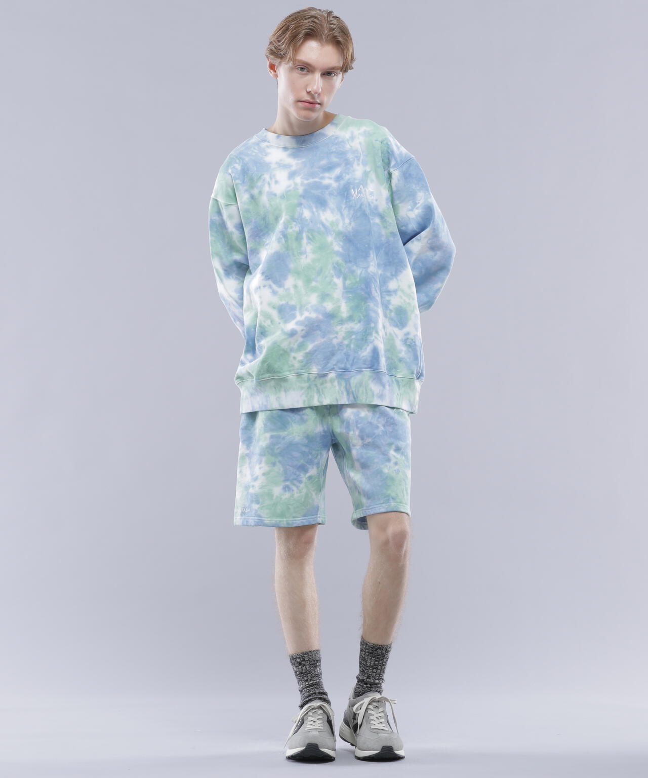 MANASTASH/マナスタッシュ/TIE DYE SWEAT SHORTS/タイダイショーツ