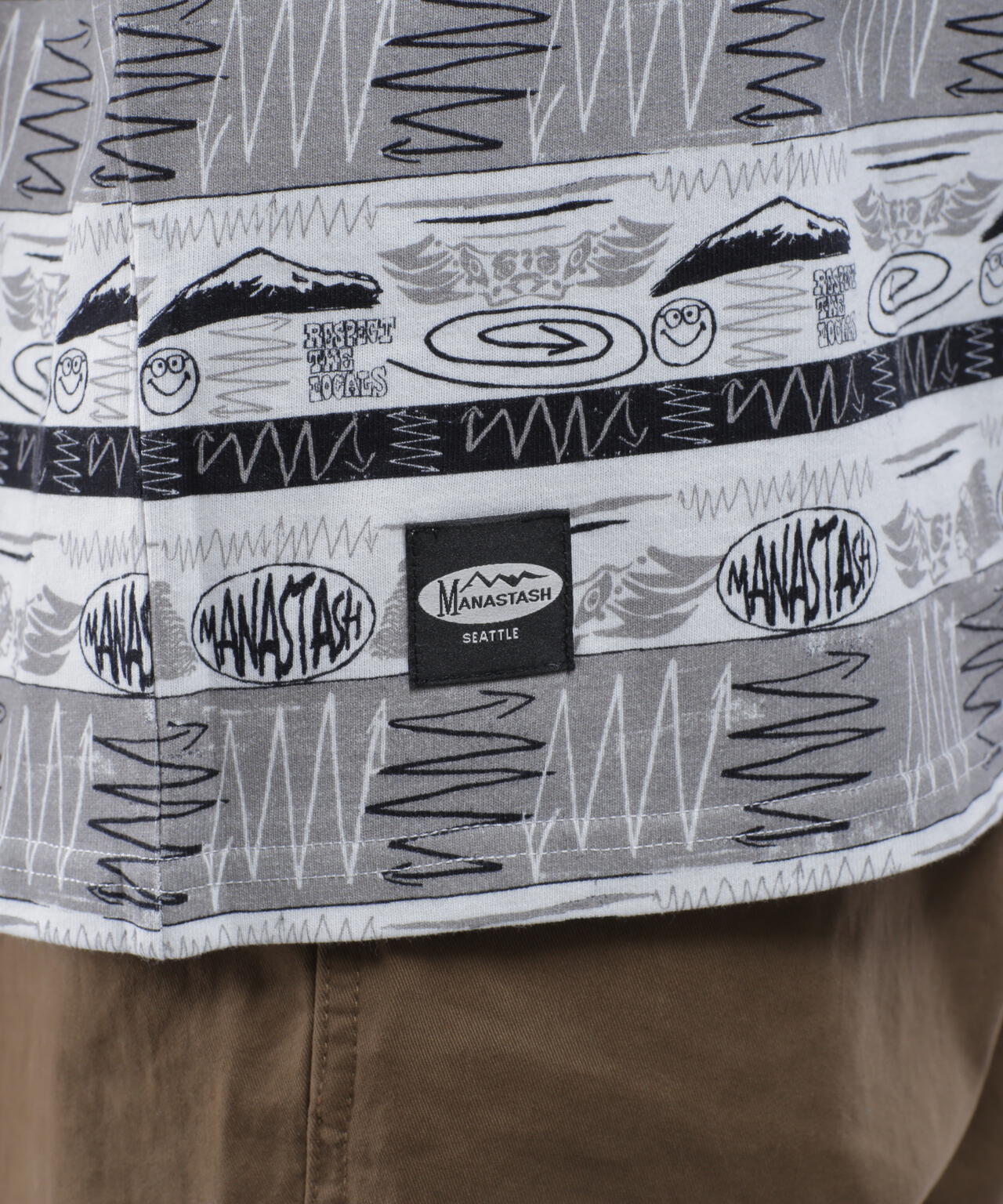 MANASTASH/マナスタッシュ/MTN STRIPE L/S TEE