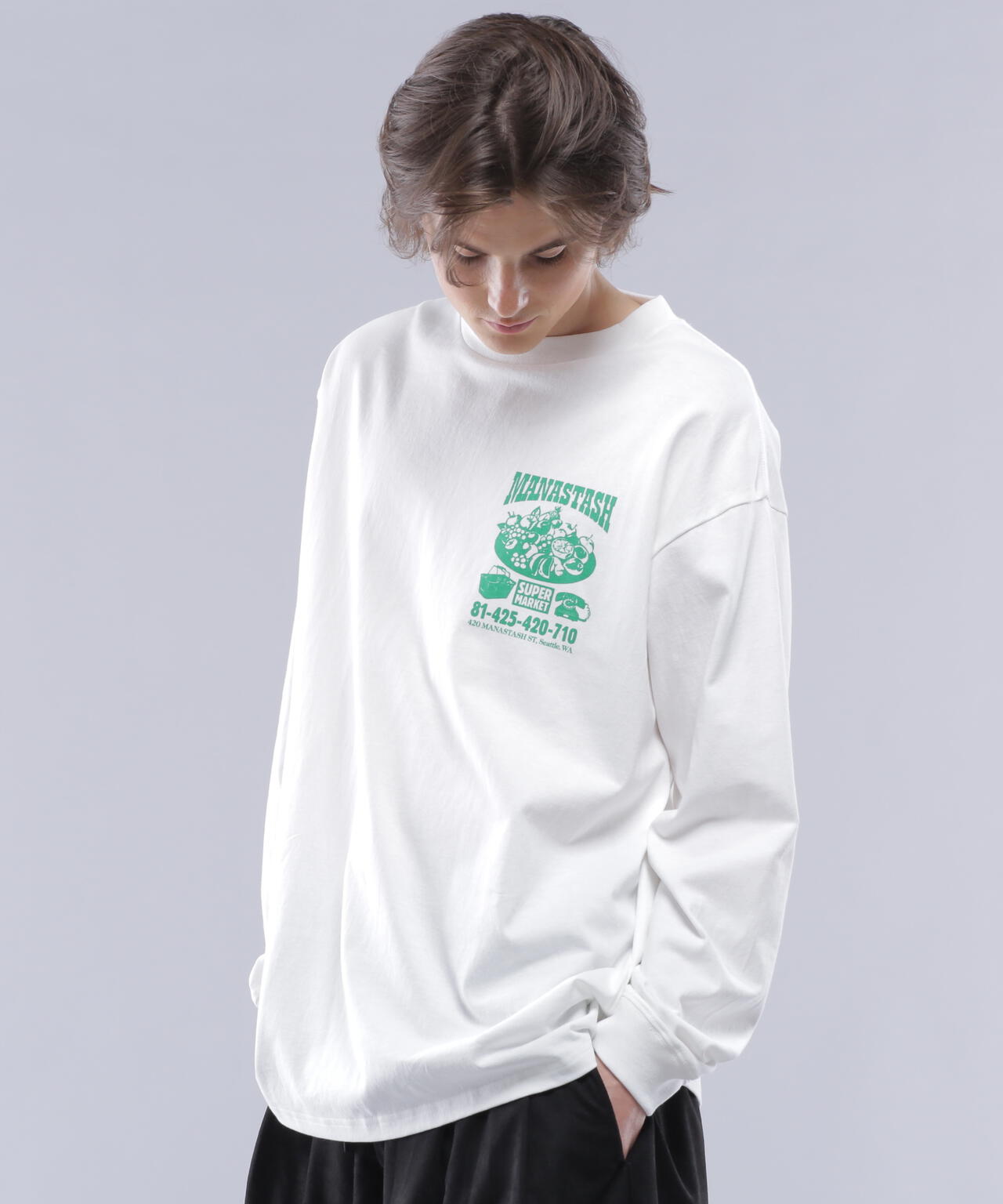 MANASTASH/マナスタッシュ/CiTee L/S SUPERMARKET