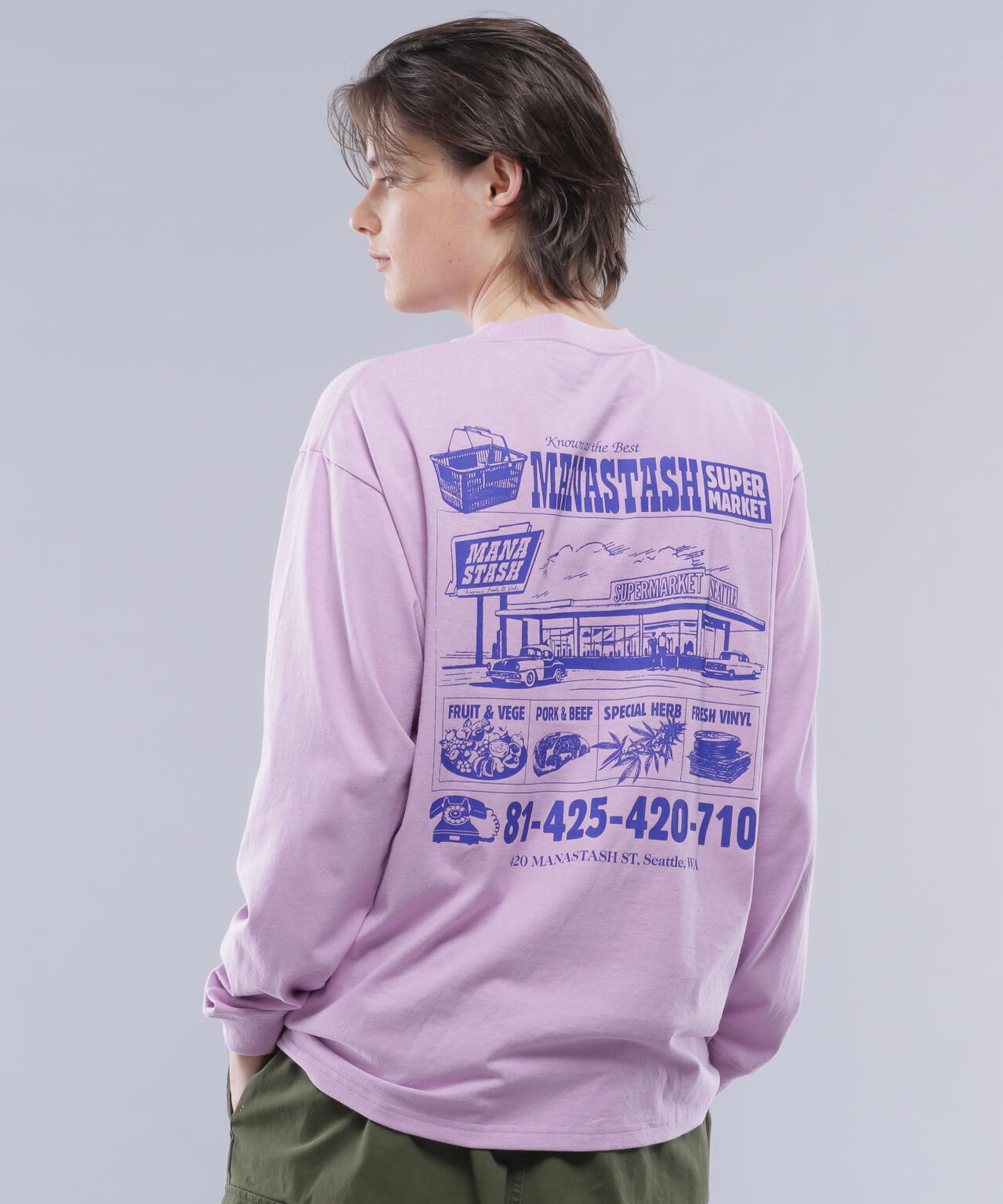 MANASTASH/マナスタッシュ/CiTee L/S SUPERMARKET