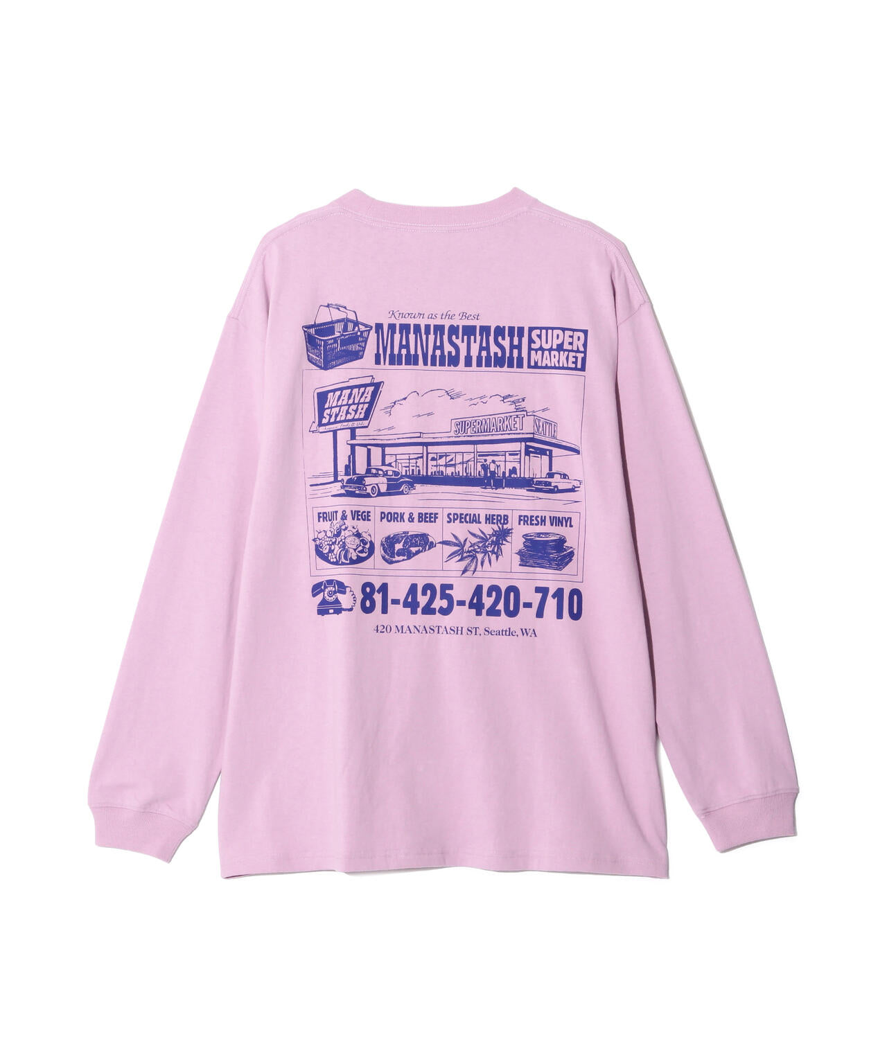 MANASTASH/マナスタッシュ/CiTee L/S SUPERMARKET