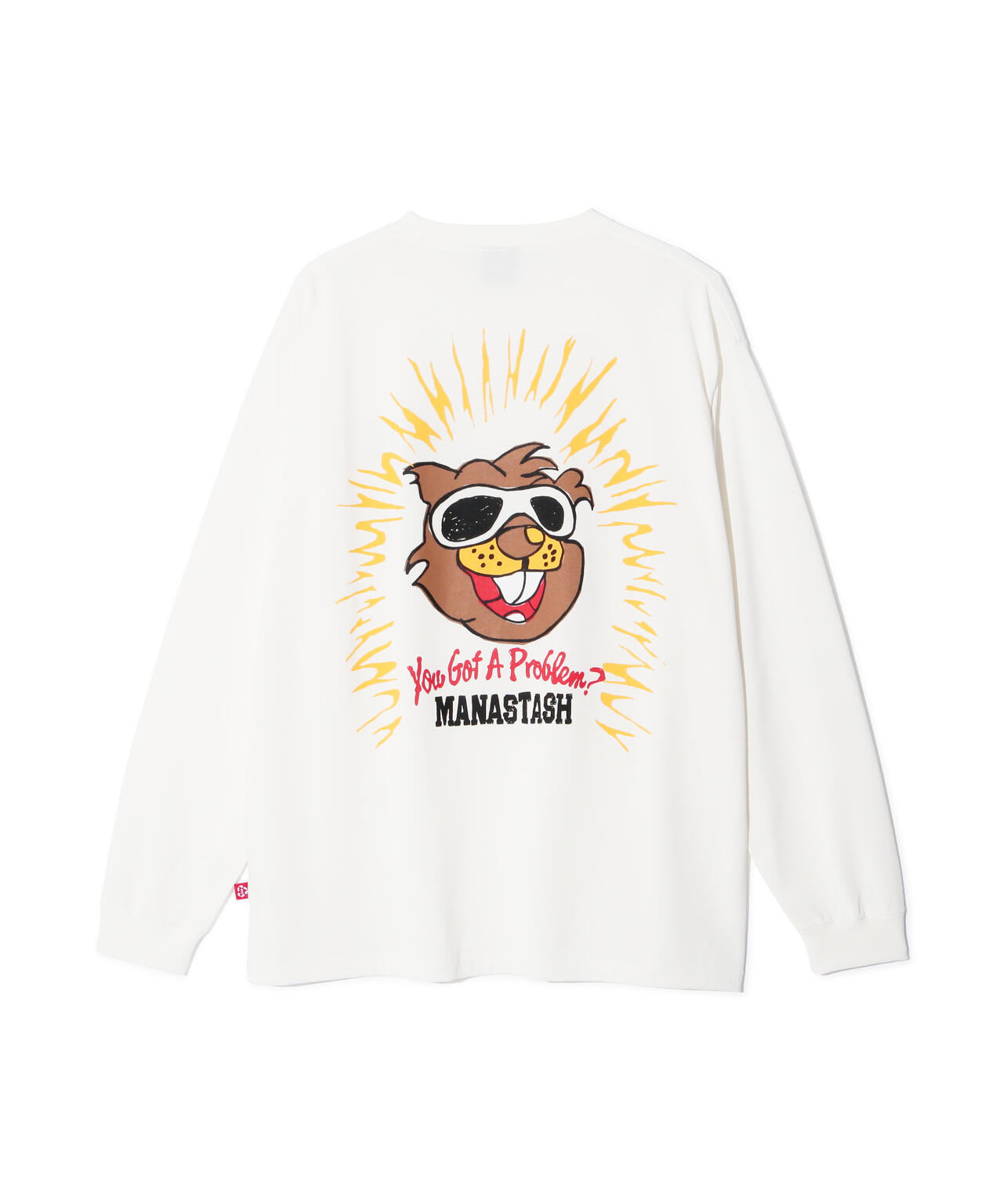 MANASTASH/マナスタッシュ/RE:POLY L/S TEE BEAVER