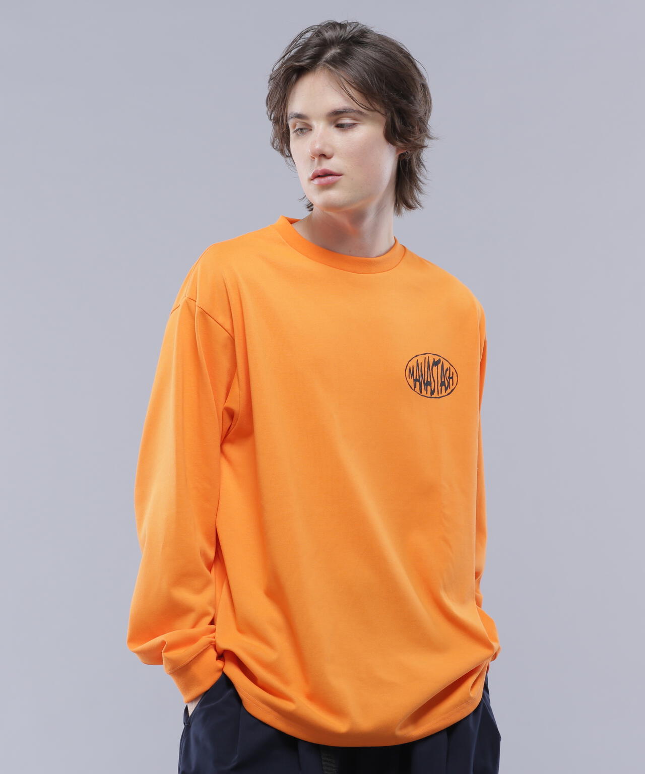 MANASTASH/マナスタッシュ/RE:POLY L/S TEE BEAVER