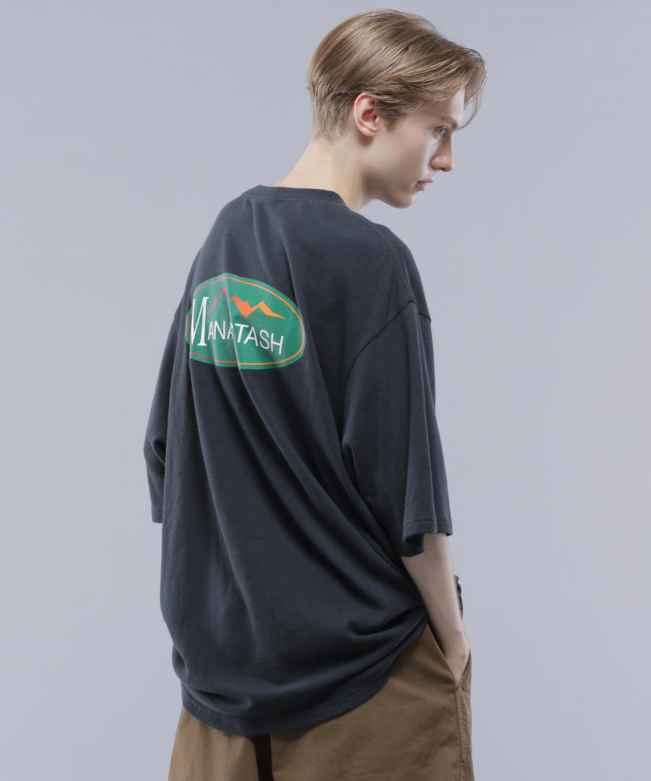 MANASTASH/マナスタッシュ/HEMP TEE ORIGINAL LOGO/ヘンプTシャツ