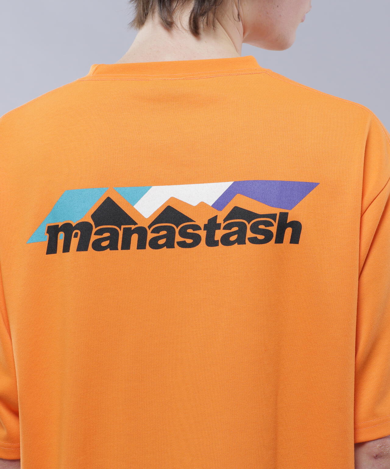 MANASTASH/マナスタッシュ/RE:POLY TEE SCHEME LOGO