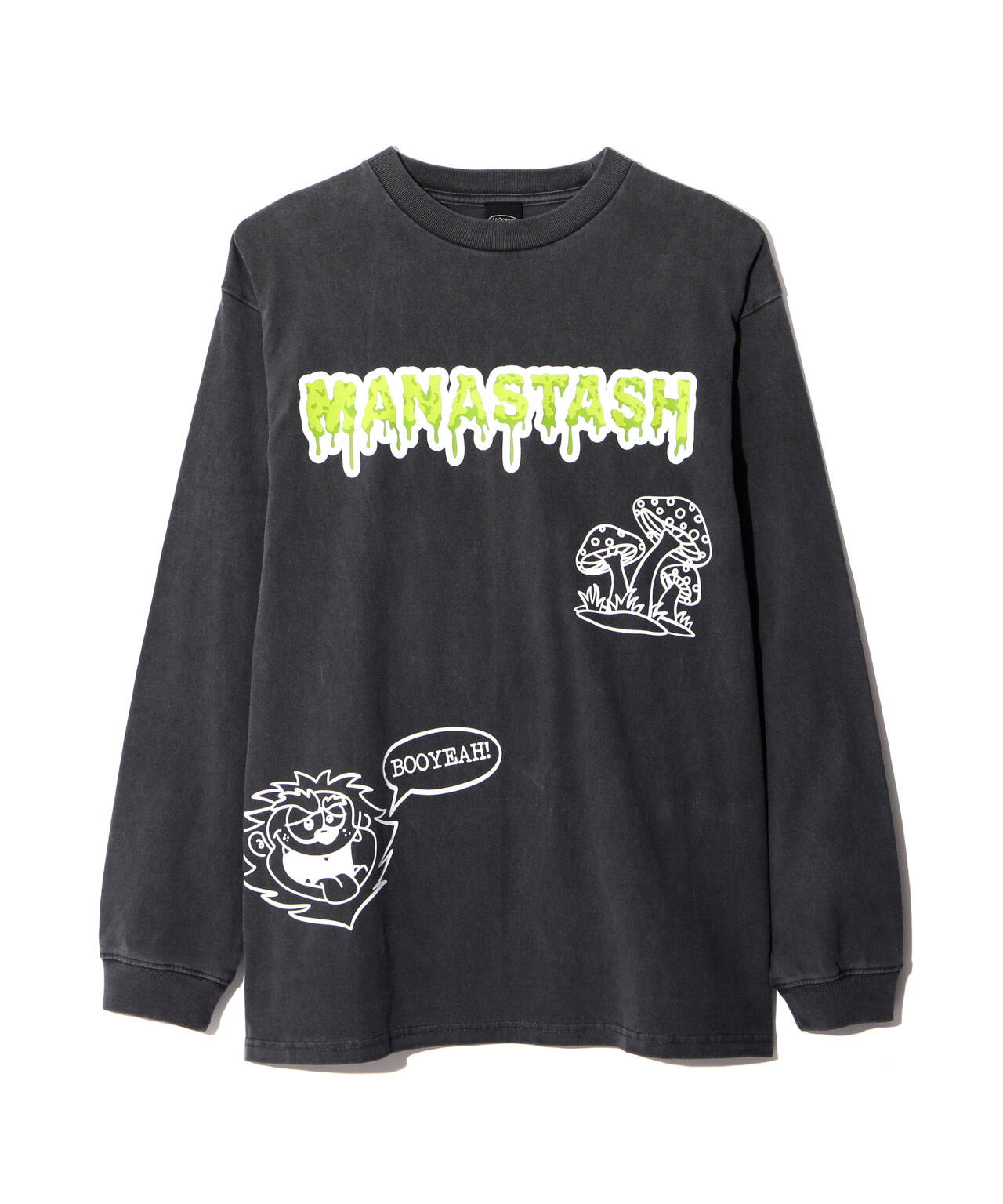 MANASTASH/マナスタッシュ/PUMICE L/S TEE MUSHROOM