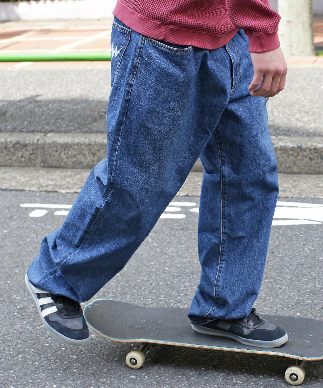 MANASTASH/マナスタッシュ/MS DENIM SKATER PANTS/デニムスケートパンツ