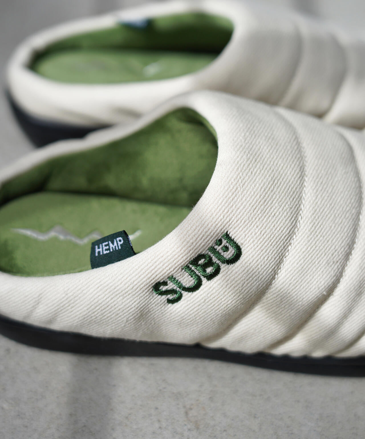 SUBU x MANASTASH/HEMP TWILL EMB SANDAL