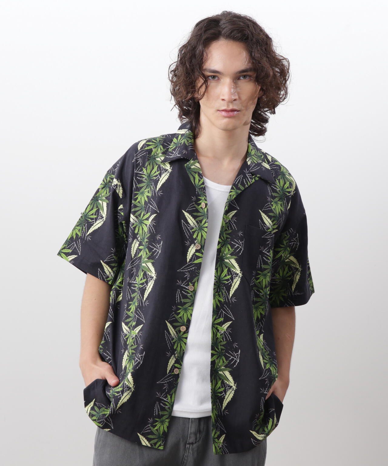 MANASTASH/マナスタッシュ/LINEN MANALOHA SHIRT