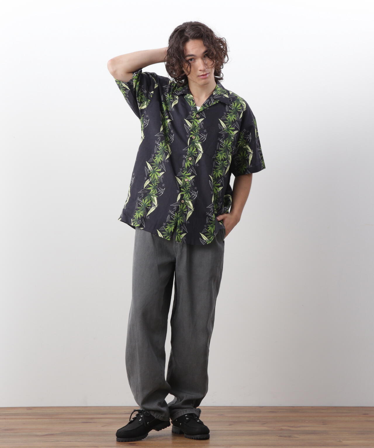 MANASTASH/マナスタッシュ/LINEN MANALOHA SHIRT