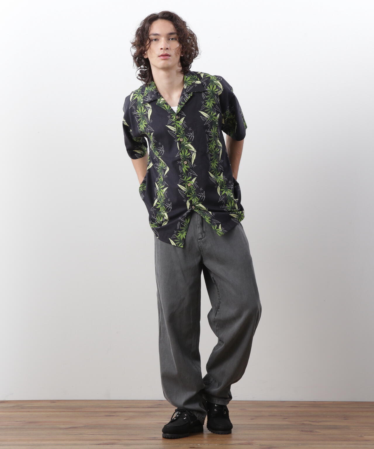 MANASTASH/マナスタッシュ/LINEN MANALOHA SHIRT