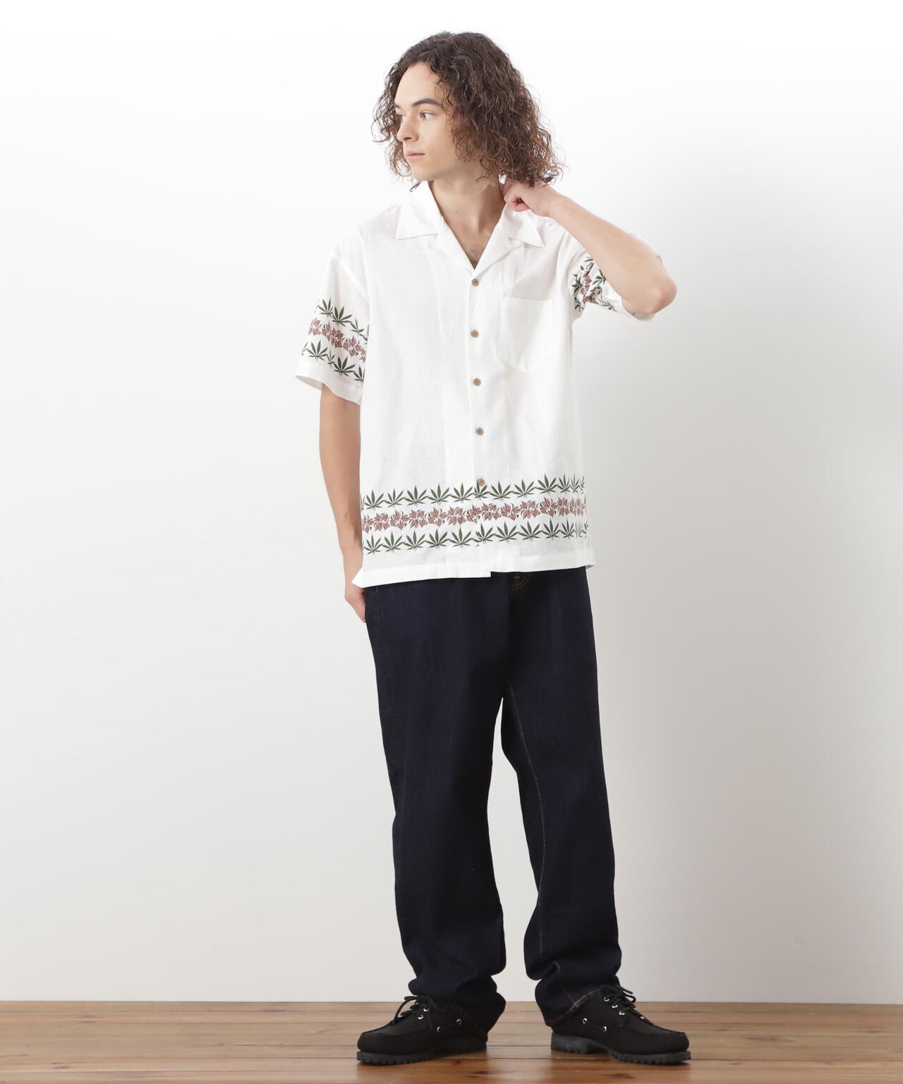 MANASTASH/マナスタッシュ/LINEN MANALOHA SHIRT