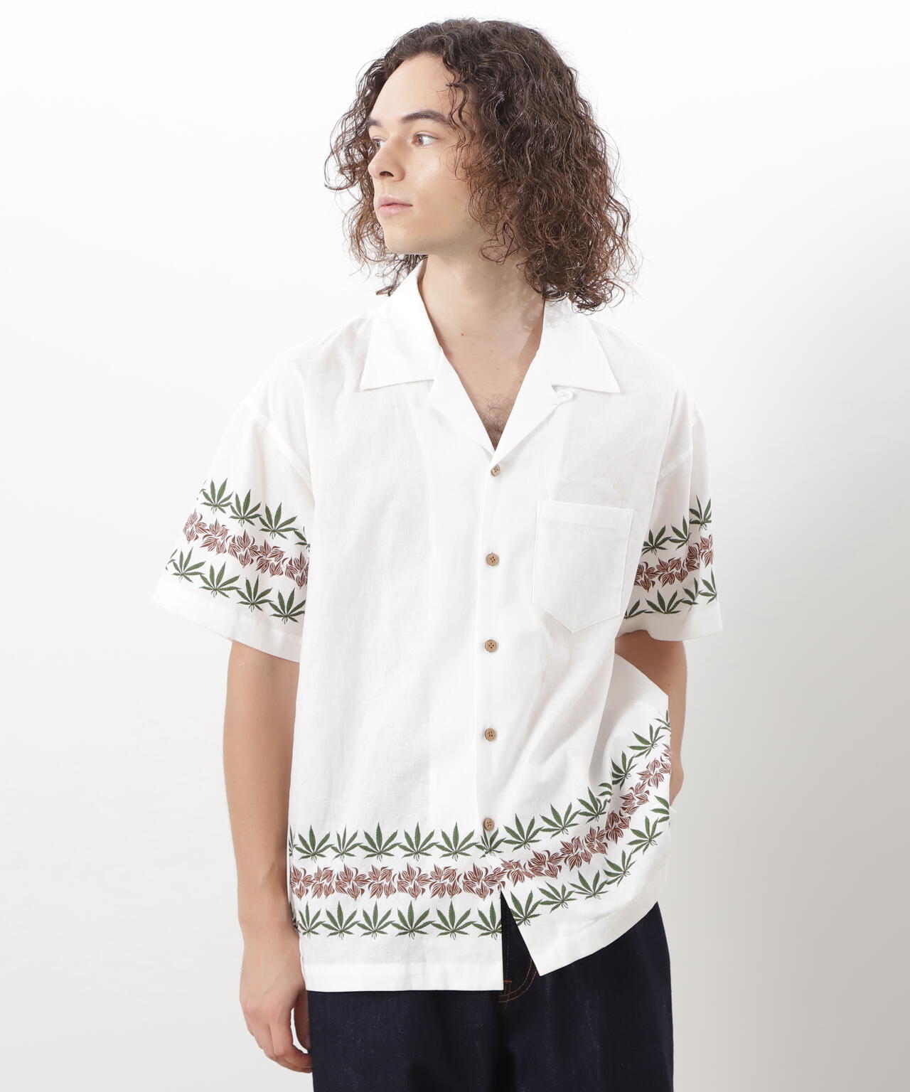 MANASTASH/マナスタッシュ/LINEN MANALOHA SHIRT