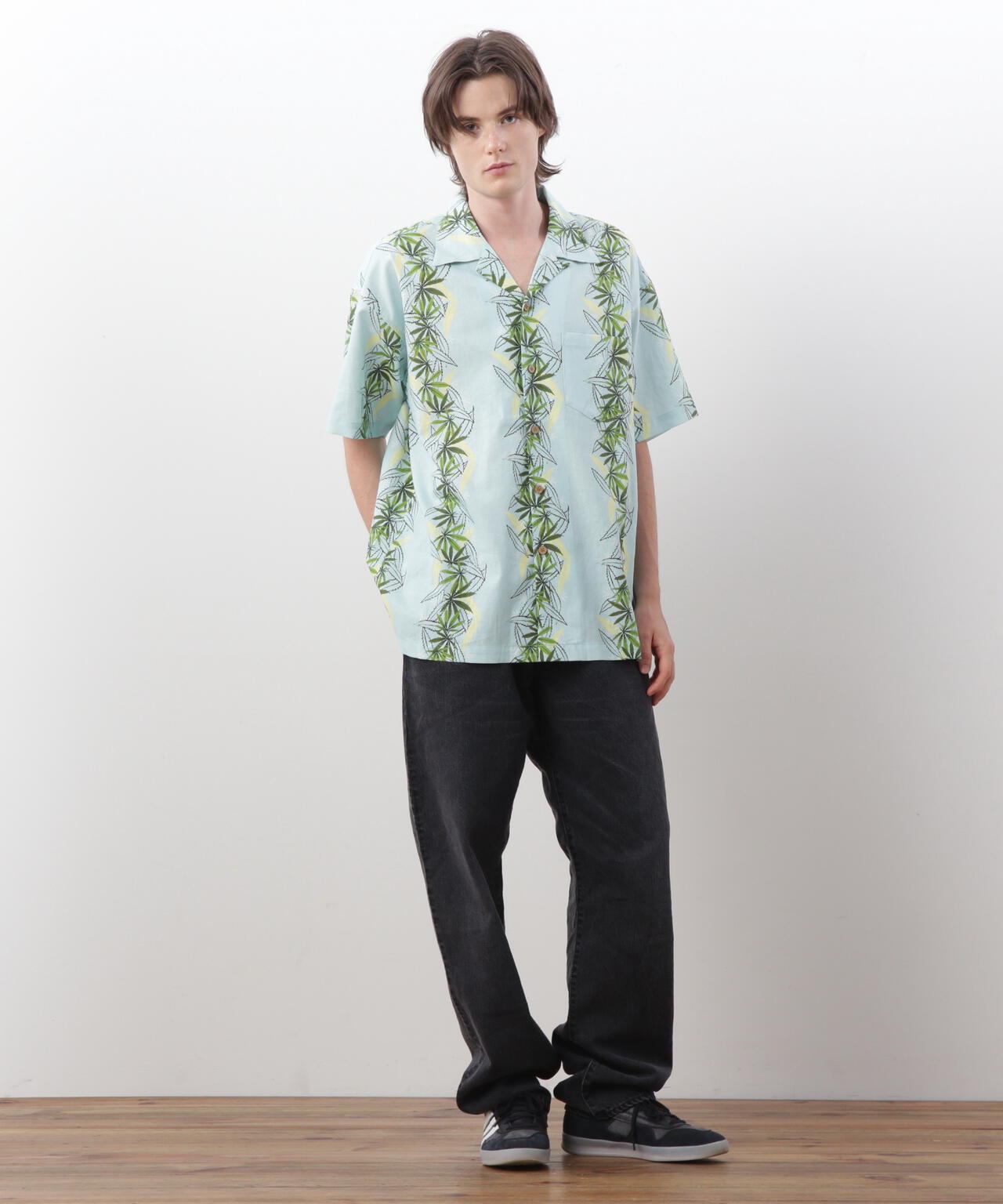 MANASTASH/マナスタッシュ/LINEN MANALOHA SHIRT