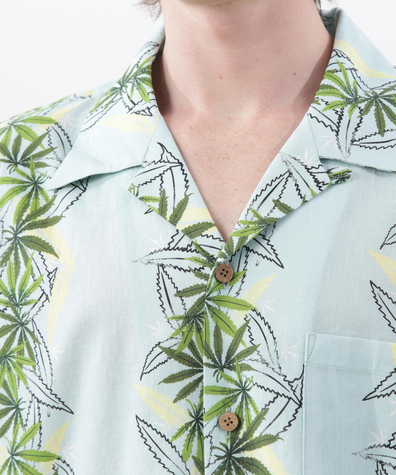 MANASTASH/マナスタッシュ/LINEN MANALOHA SHIRT
