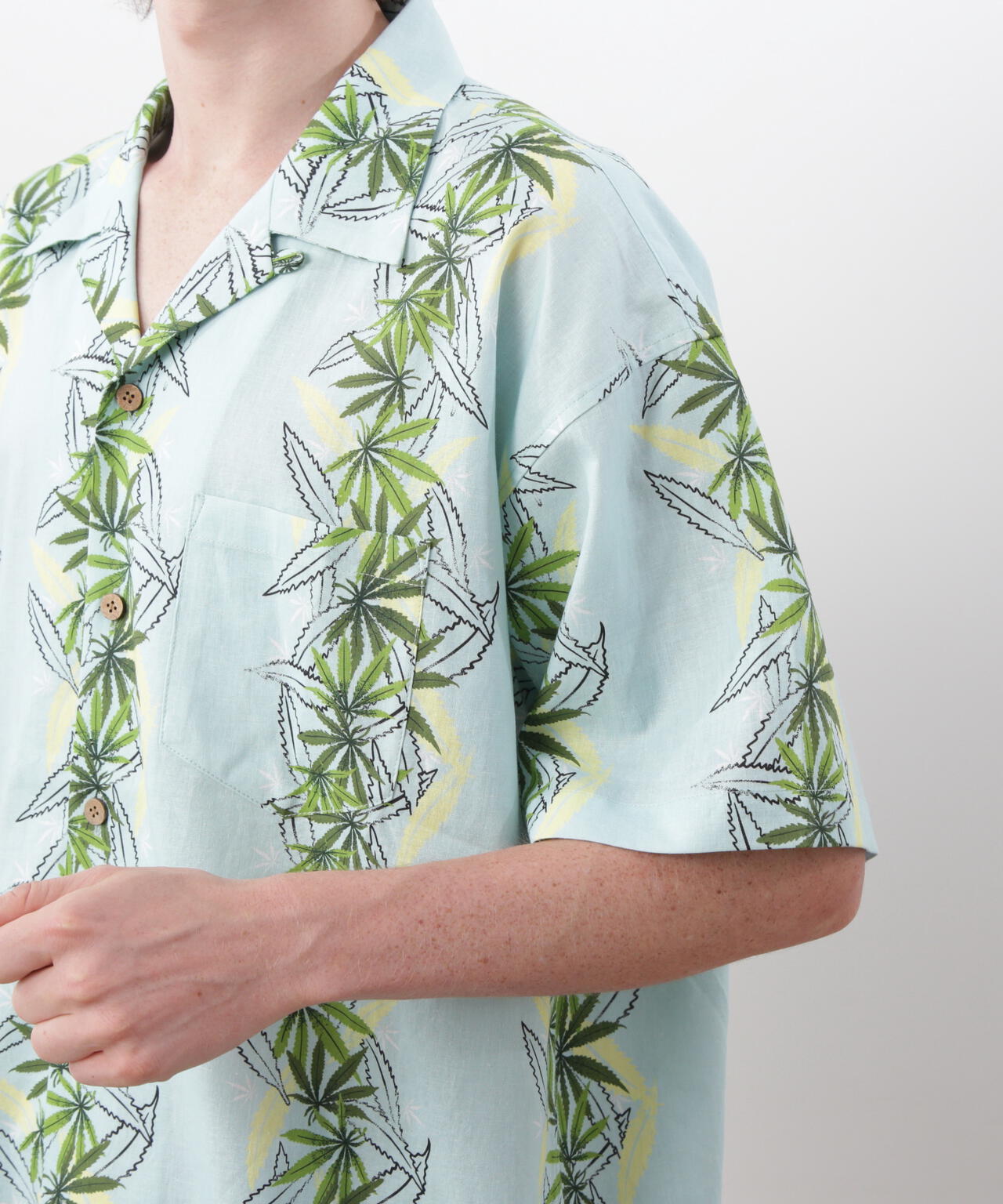 MANASTASH/マナスタッシュ/LINEN MANALOHA SHIRT