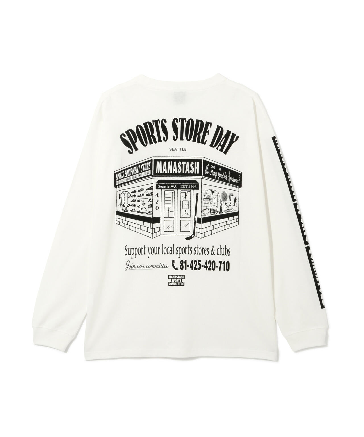 MANASTASH/マナスタッシュ/CiTee L/S TEE SSD /シティ ロンT