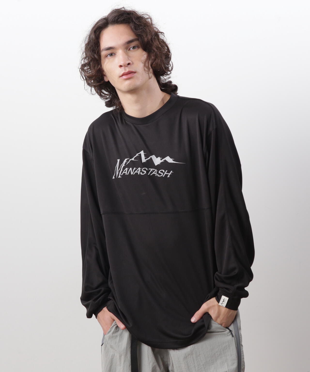MANASTASH/マナスタッシュ/REF. LOGO TECH L/S TOP