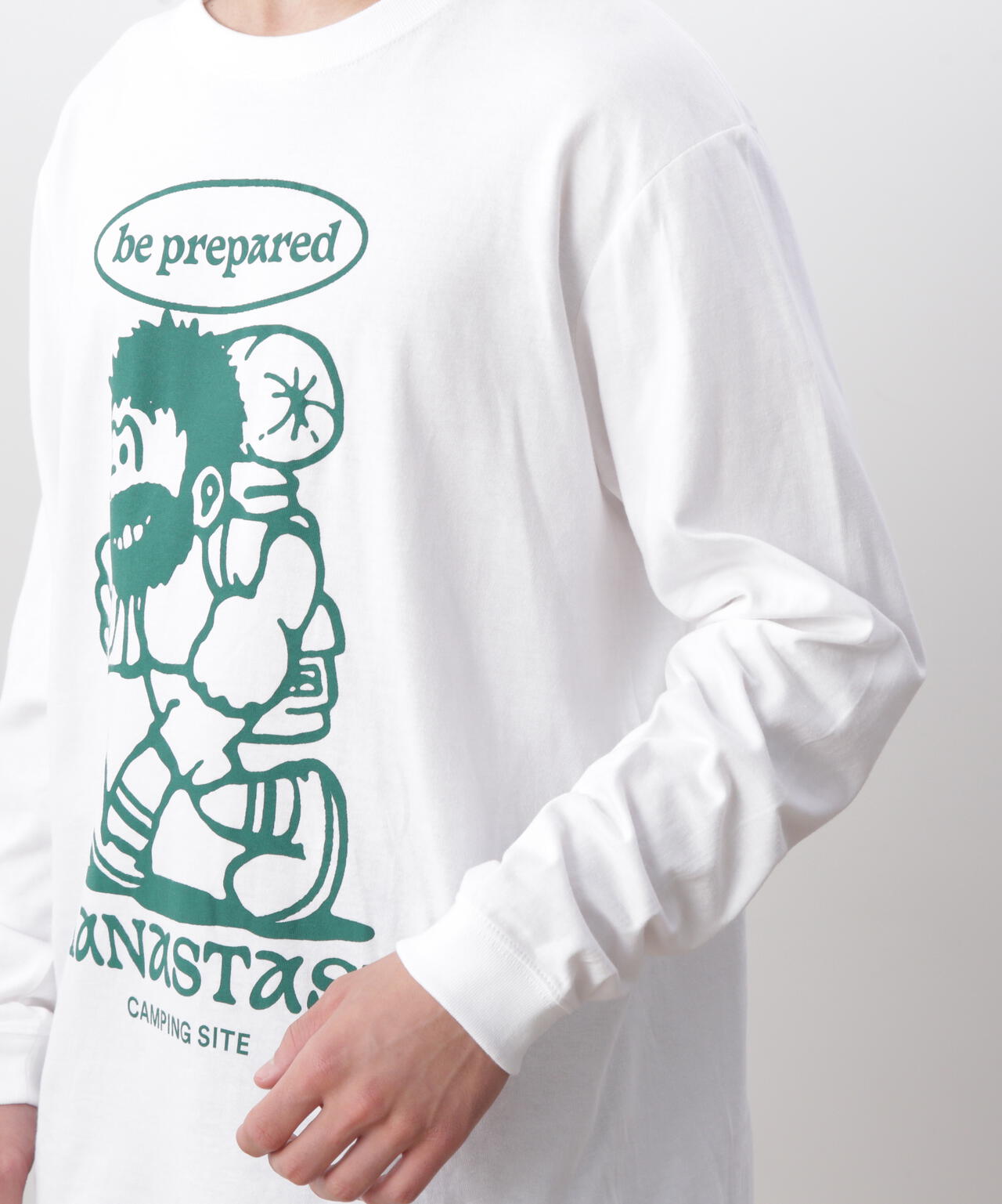 MANASTASH/マナスタッシュ/ L/S TEE BE PREPARED
