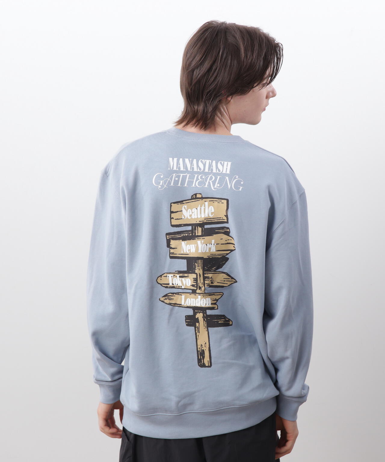 MANASTASH/マナスタッシュ/CREW SWEAT CAMPERS GATHERING