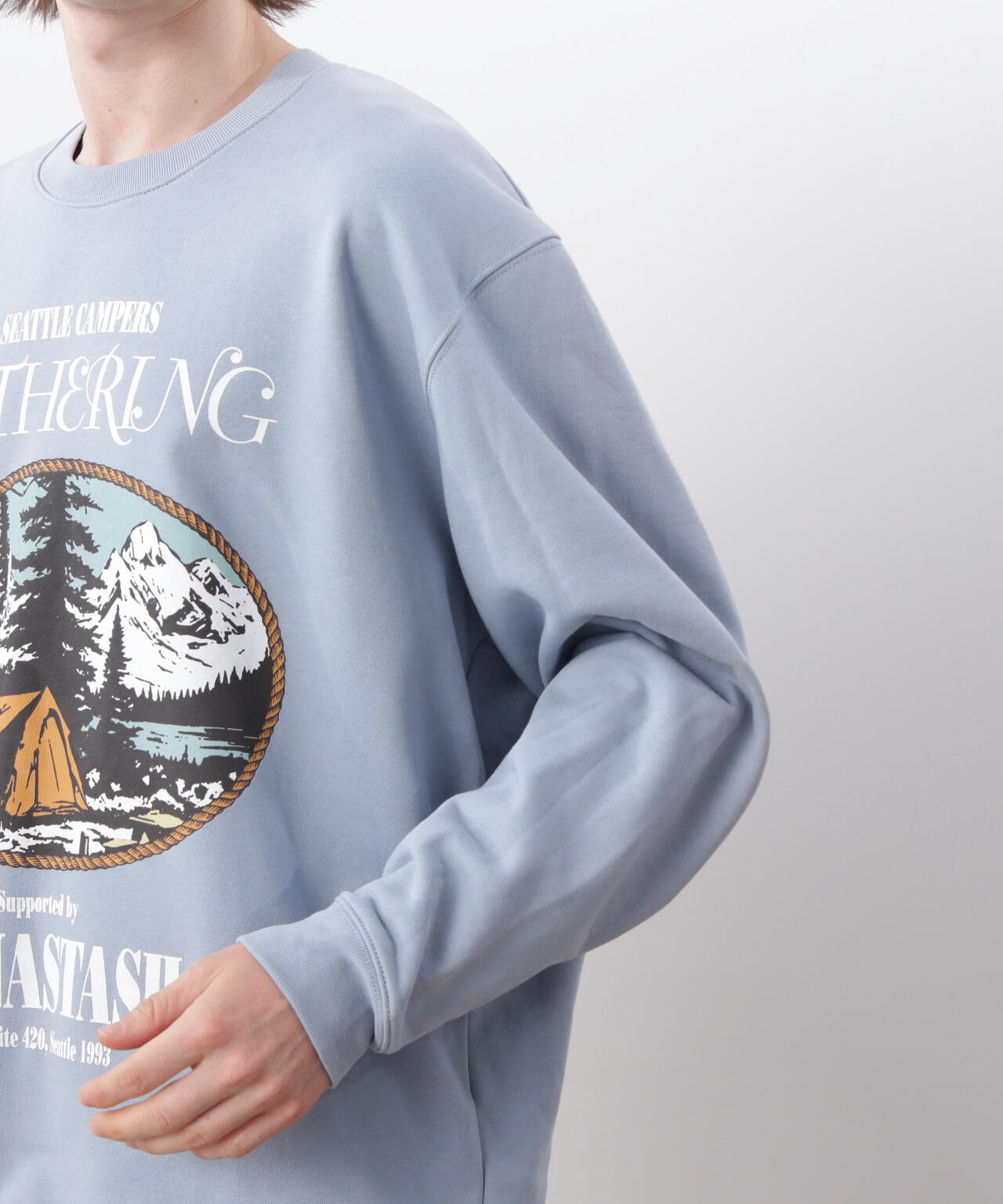 MANASTASH/マナスタッシュ/CREW SWEAT CAMPERS GATHERING
