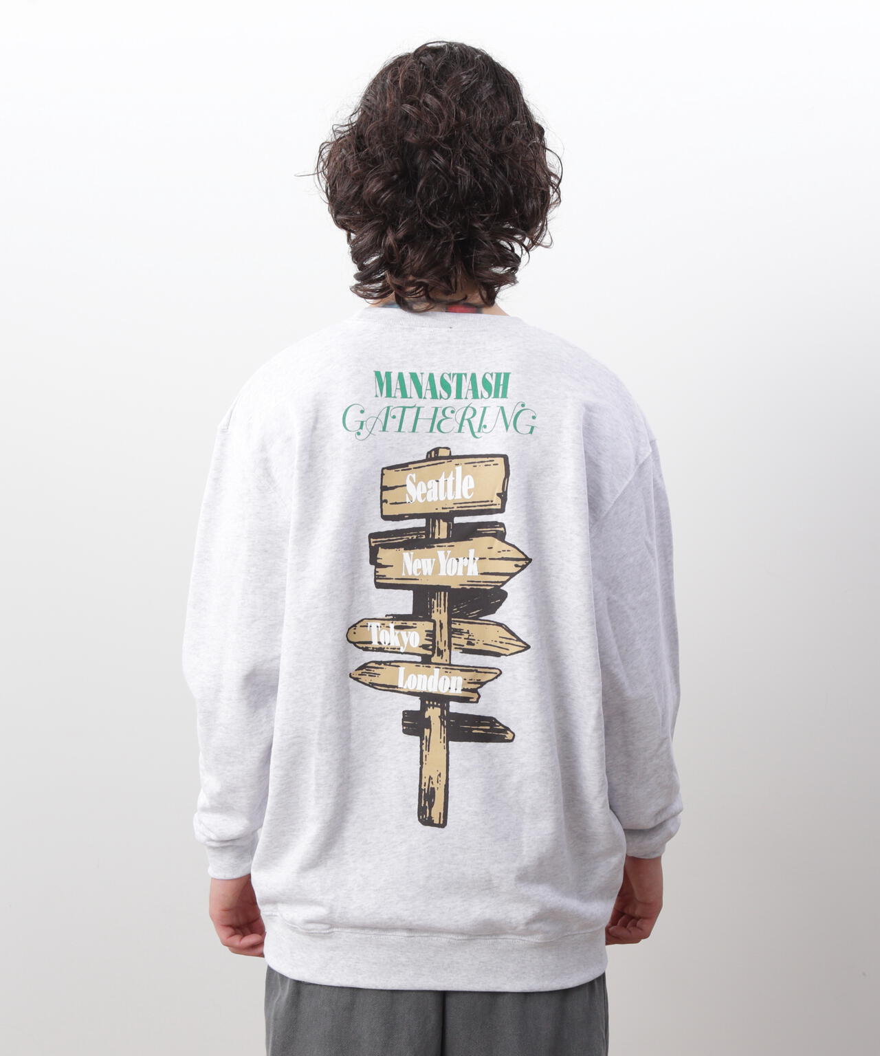 MANASTASH/マナスタッシュ/CREW SWEAT CAMPERS GATHERING
