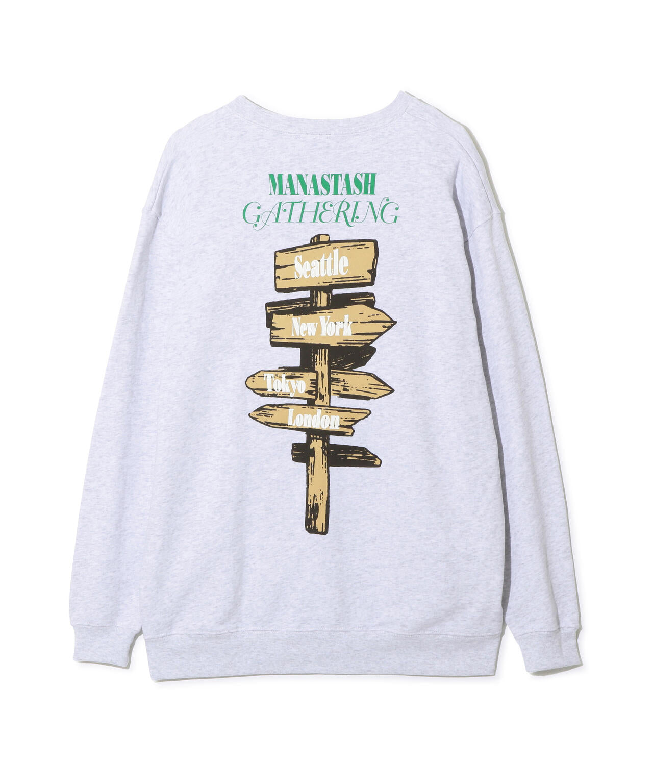 MANASTASH/マナスタッシュ/CREW SWEAT CAMPERS GATHERING