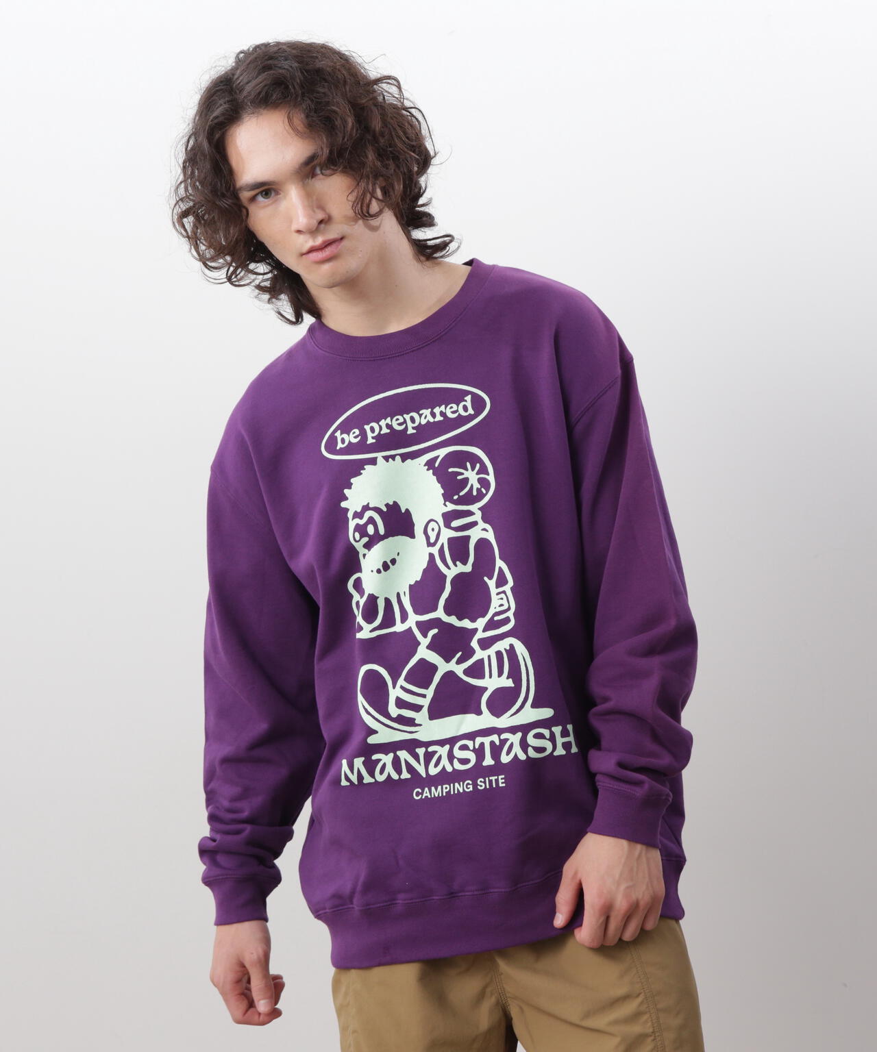MANASTASH/マナスタッシュ/CREW SWEAT BE PREPARED