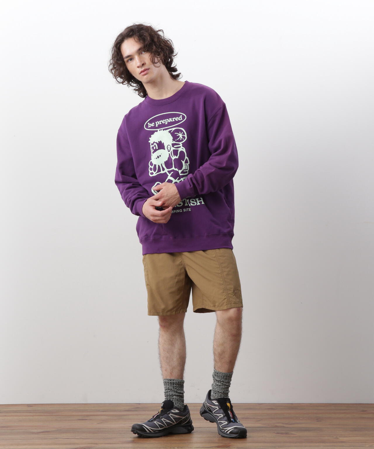 MANASTASH/マナスタッシュ/CREW SWEAT BE PREPARED