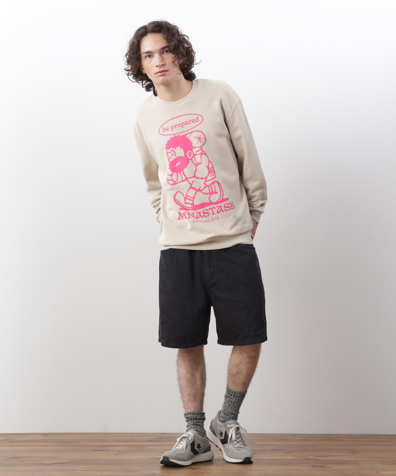 MANASTASH/マナスタッシュ/CREW SWEAT BE PREPARED