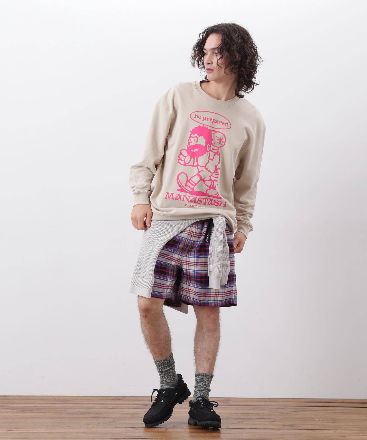 MANASTASH/マナスタッシュ/CREW SWEAT BE PREPARED