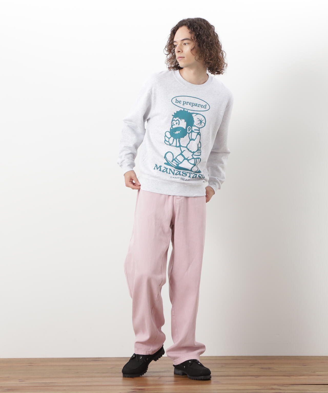 MANASTASH/マナスタッシュ/CREW SWEAT BE PREPARED