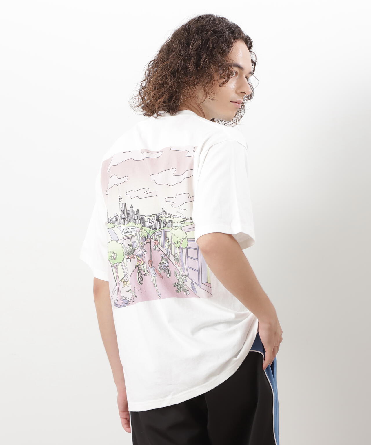 MANASTASH/マナスタッシュ/RE:CTN L/S TEE DT SEATTLE