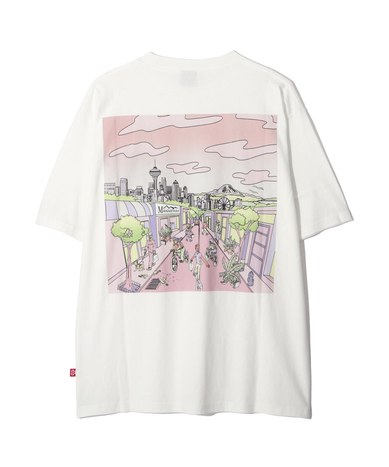 MANASTASH/マナスタッシュ/RE:CTN L/S TEE DT SEATTLE