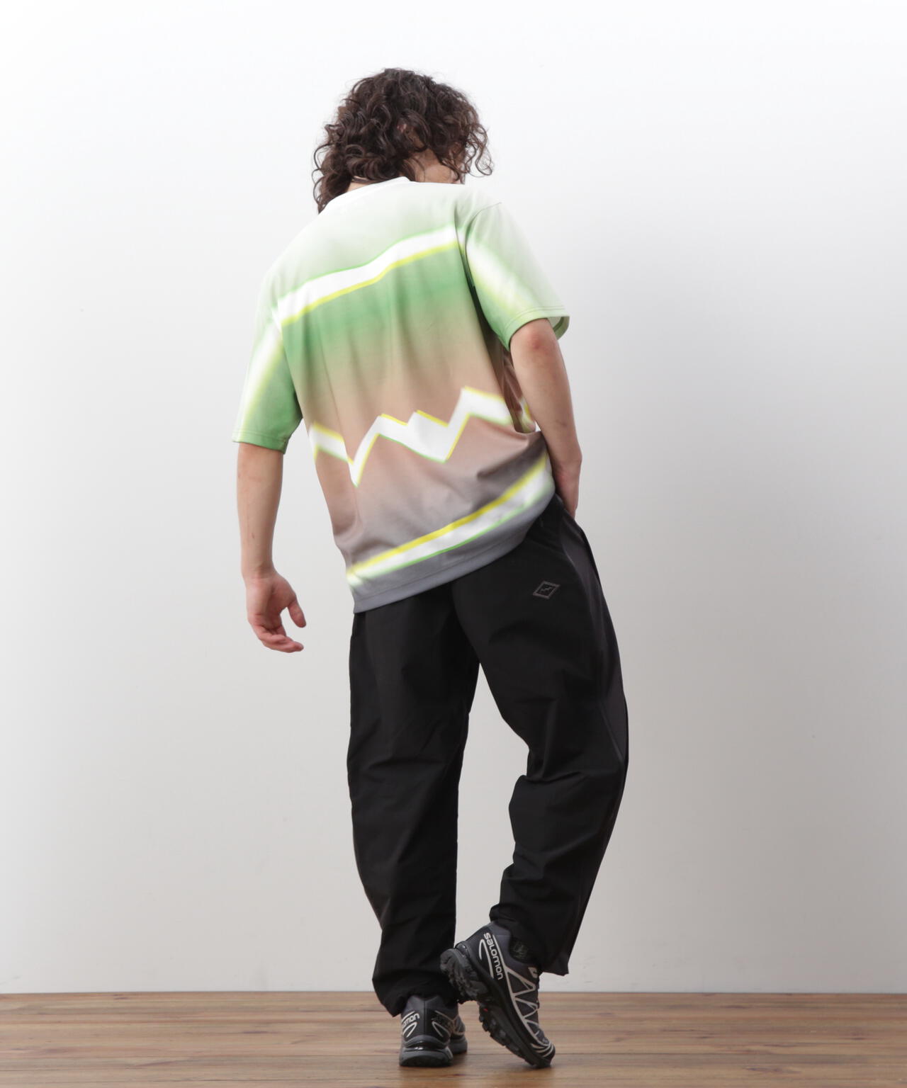 MANASTASH/マナスタッシュ/ALLOVER GRADIENT LOGO TOP