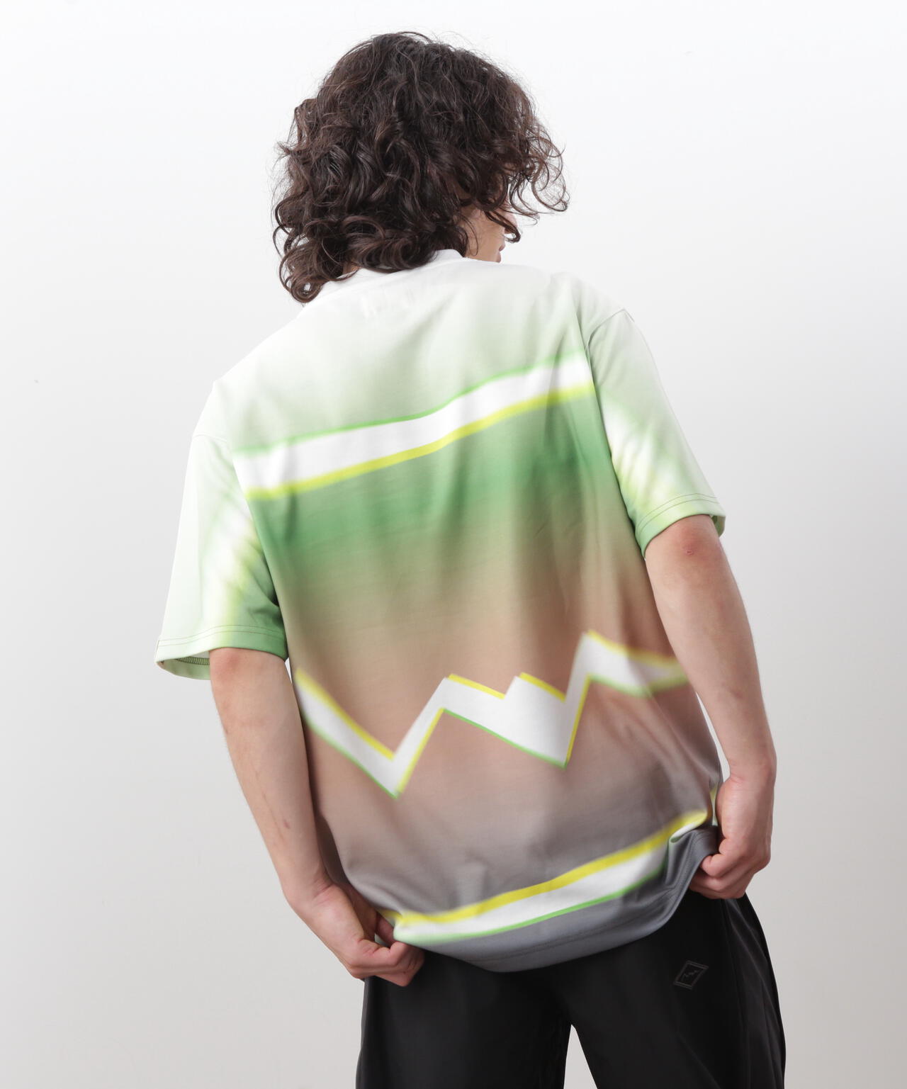 MANASTASH/マナスタッシュ/ALLOVER GRADIENT LOGO TOP