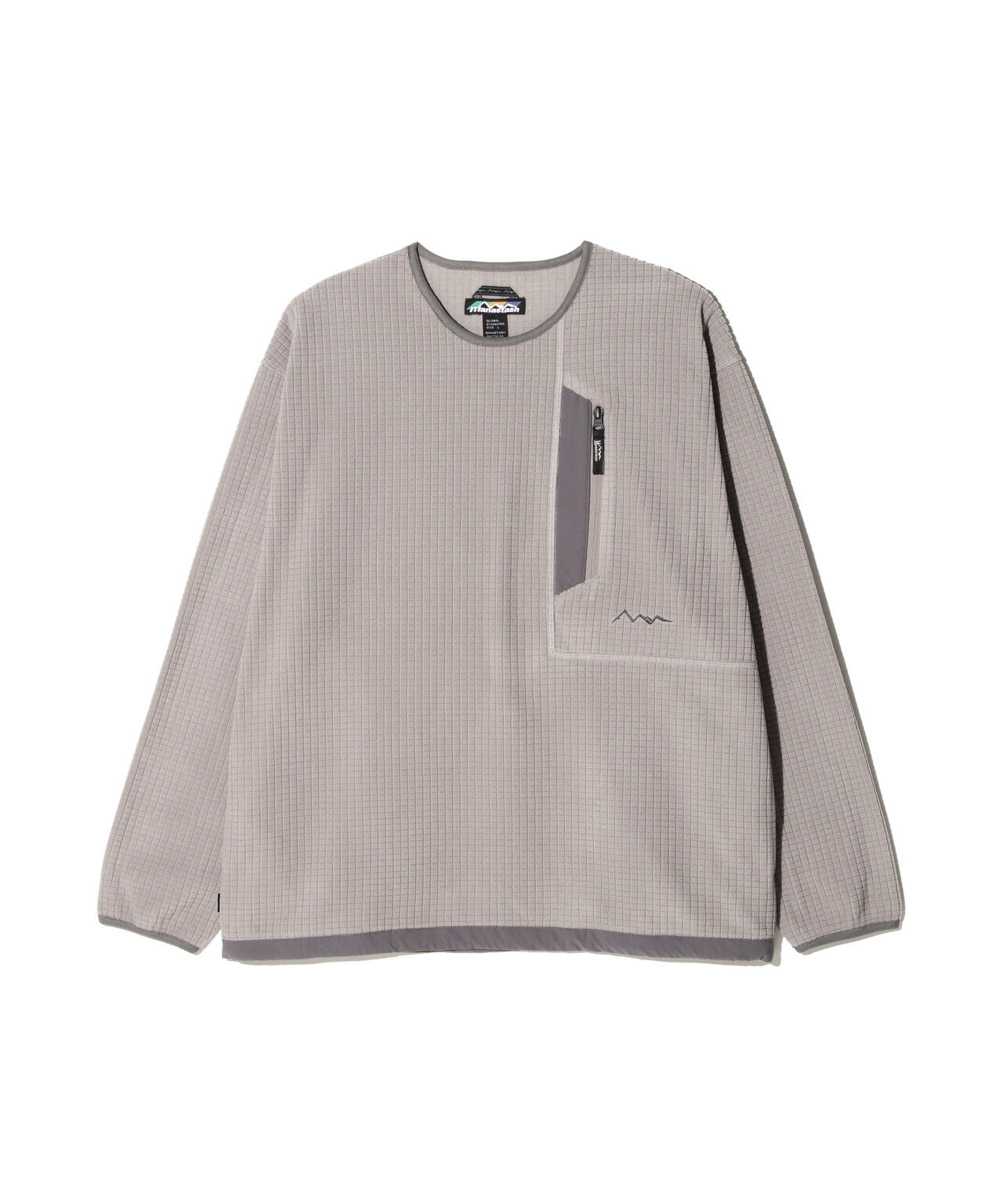 MANASTASH/マナスタッシュ/GRID FLEECE CREW