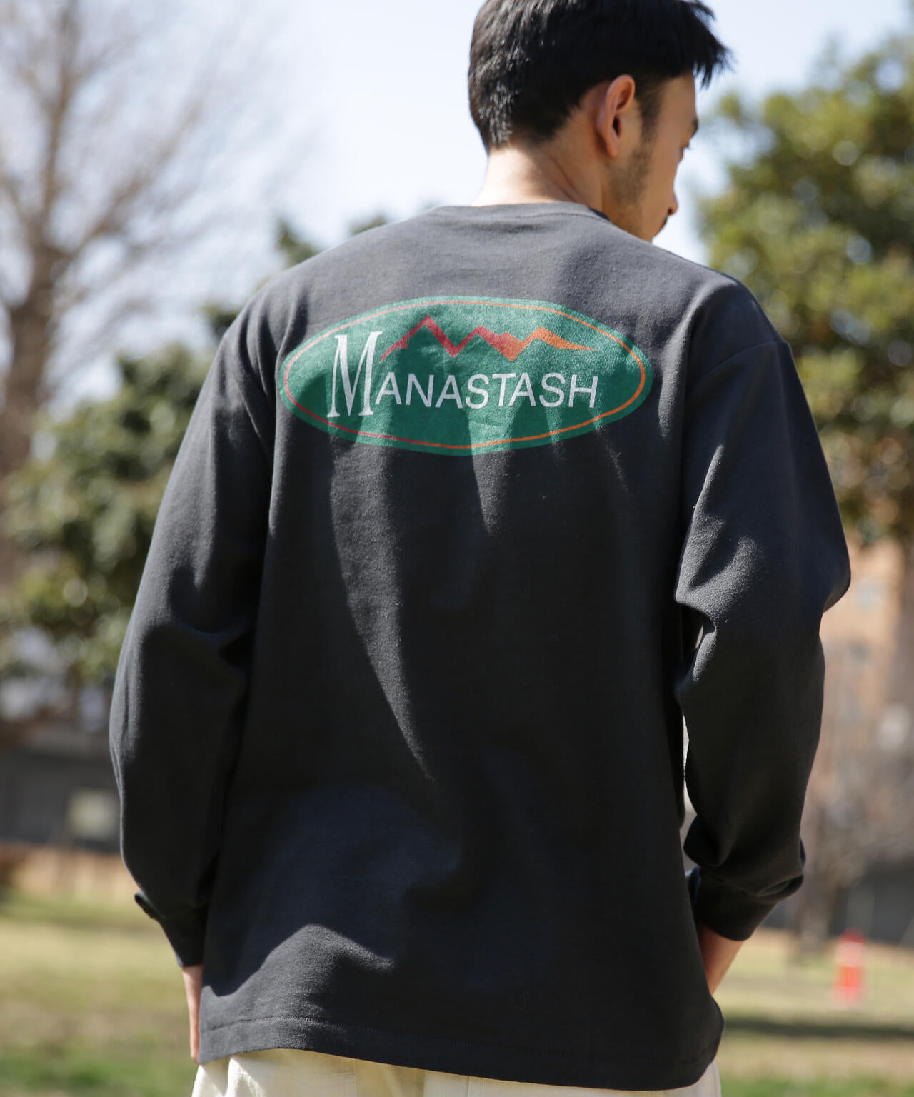 MANASTASH/マナスタッシュ/HEMP L/S TEE ORIGINAL LOGO
