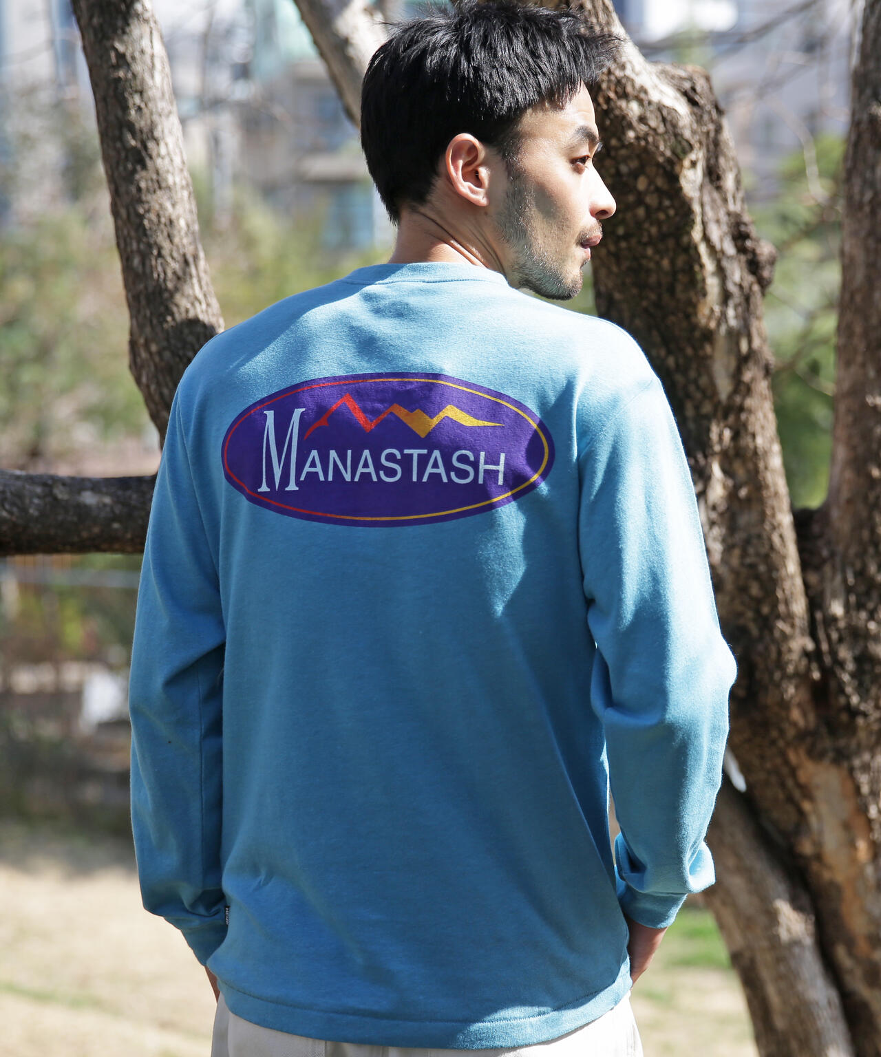 MANASTASH/マナスタッシュ/HEMP L/S TEE ORIGINAL LOGO