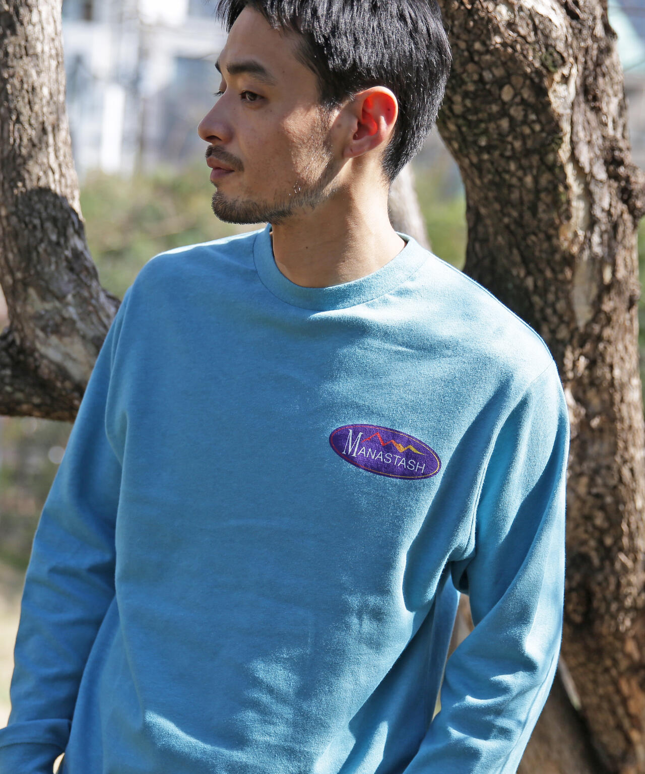 MANASTASH/マナスタッシュ/HEMP L/S TEE ORIGINAL LOGO