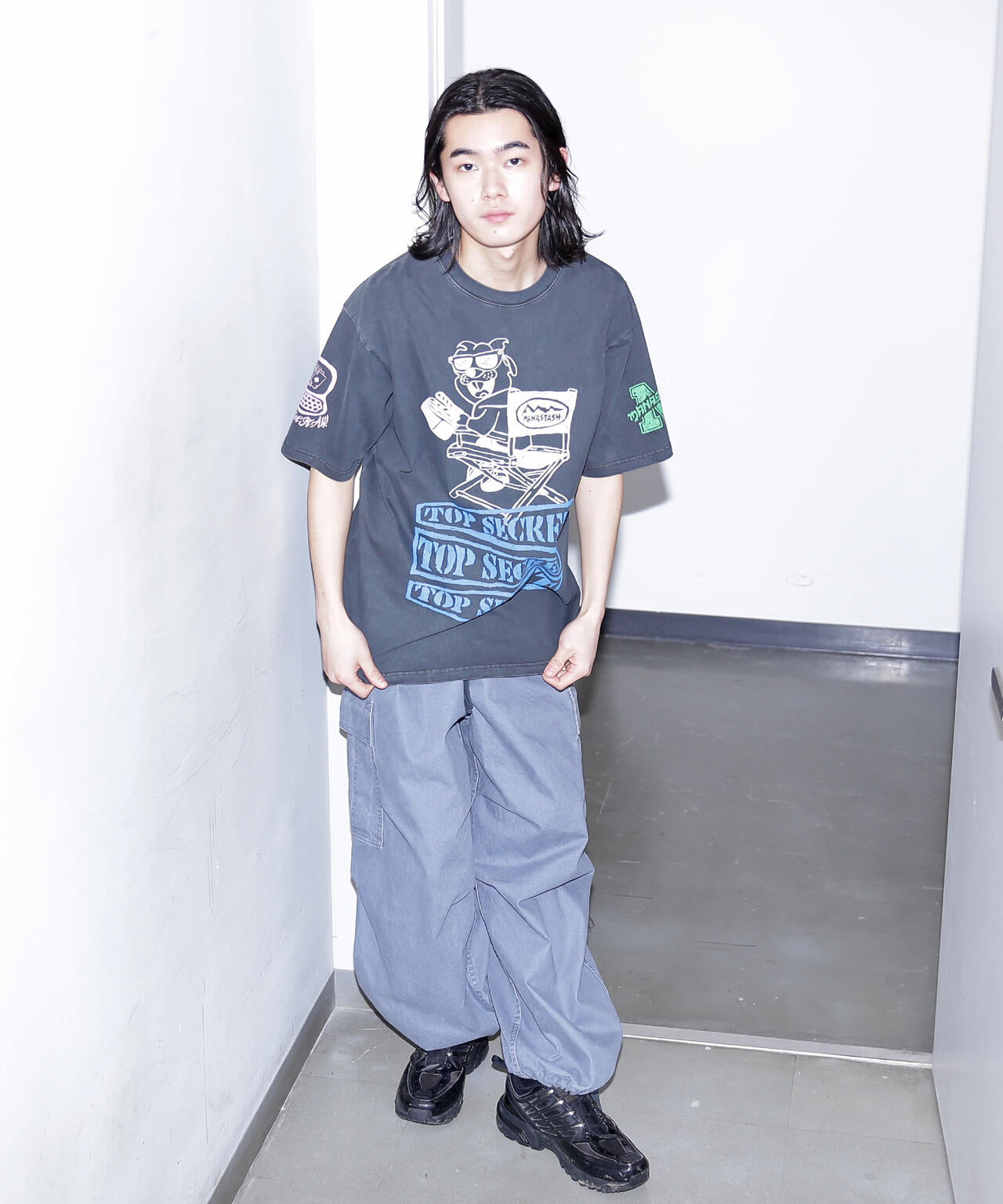 MANASTASH/マナスタッシュ/PUMICE TEE MIXED UP