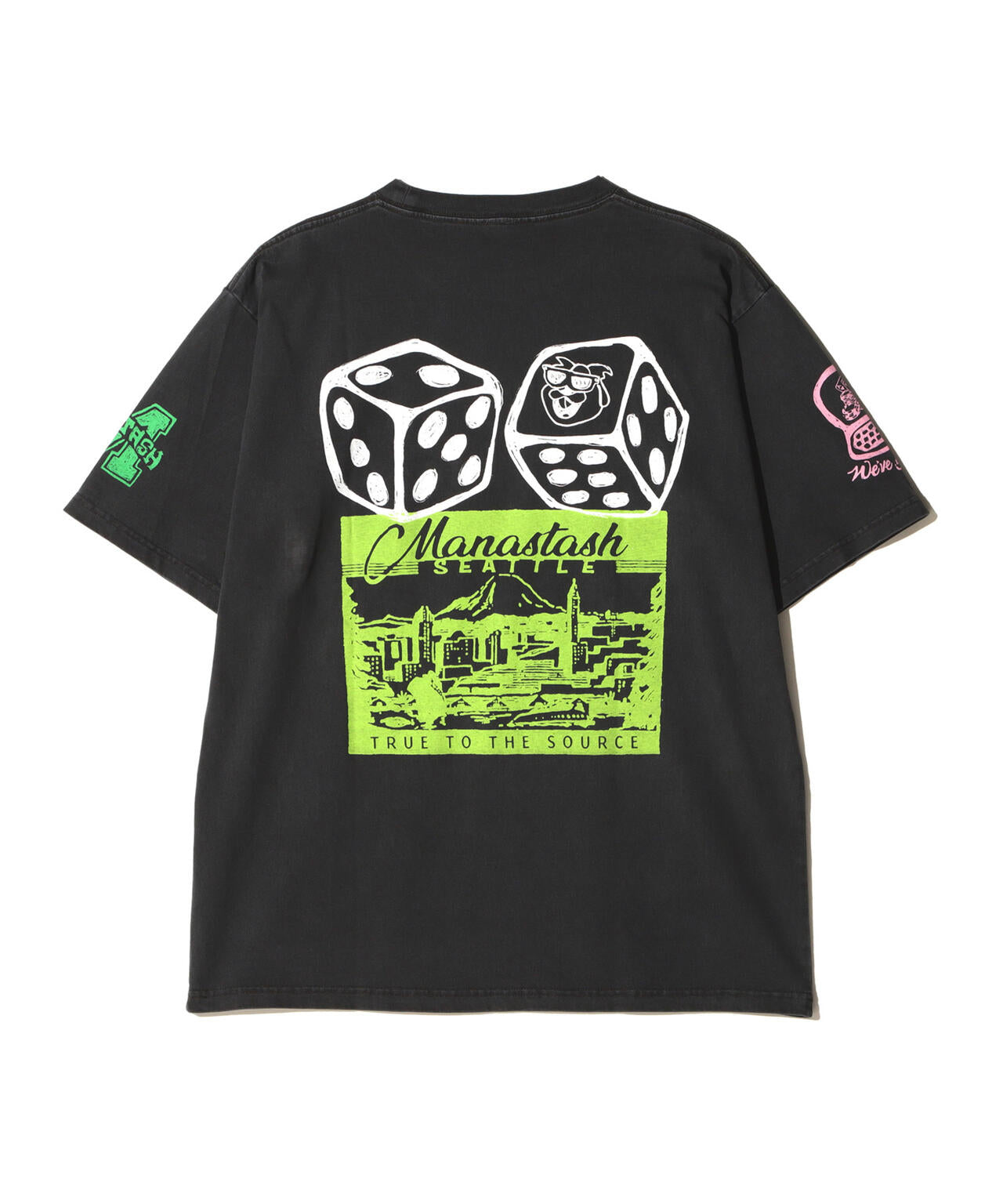 MANASTASH/マナスタッシュ/PUMICE TEE MIXED UP