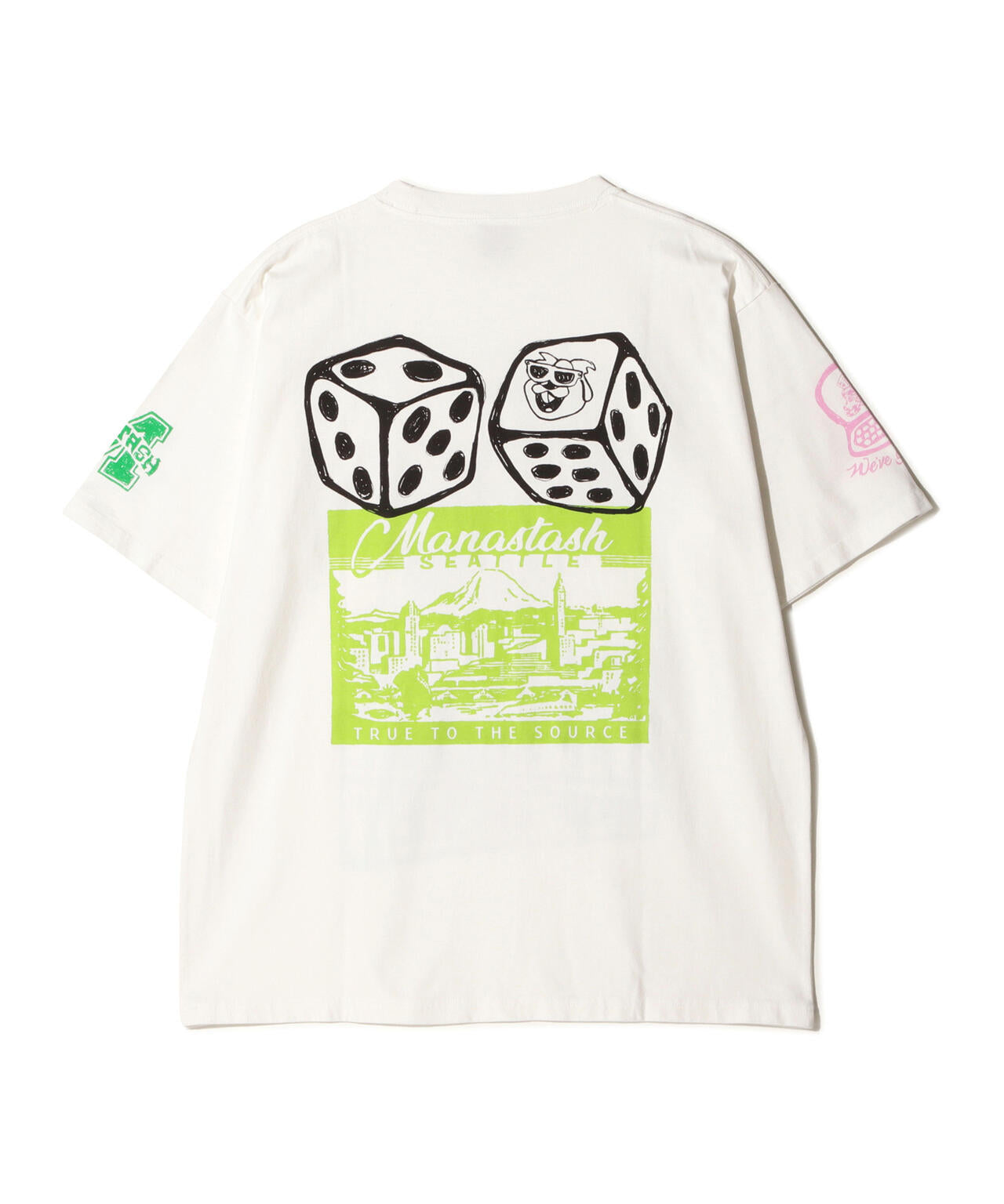 MANASTASH/マナスタッシュ/PUMICE TEE MIXED UP