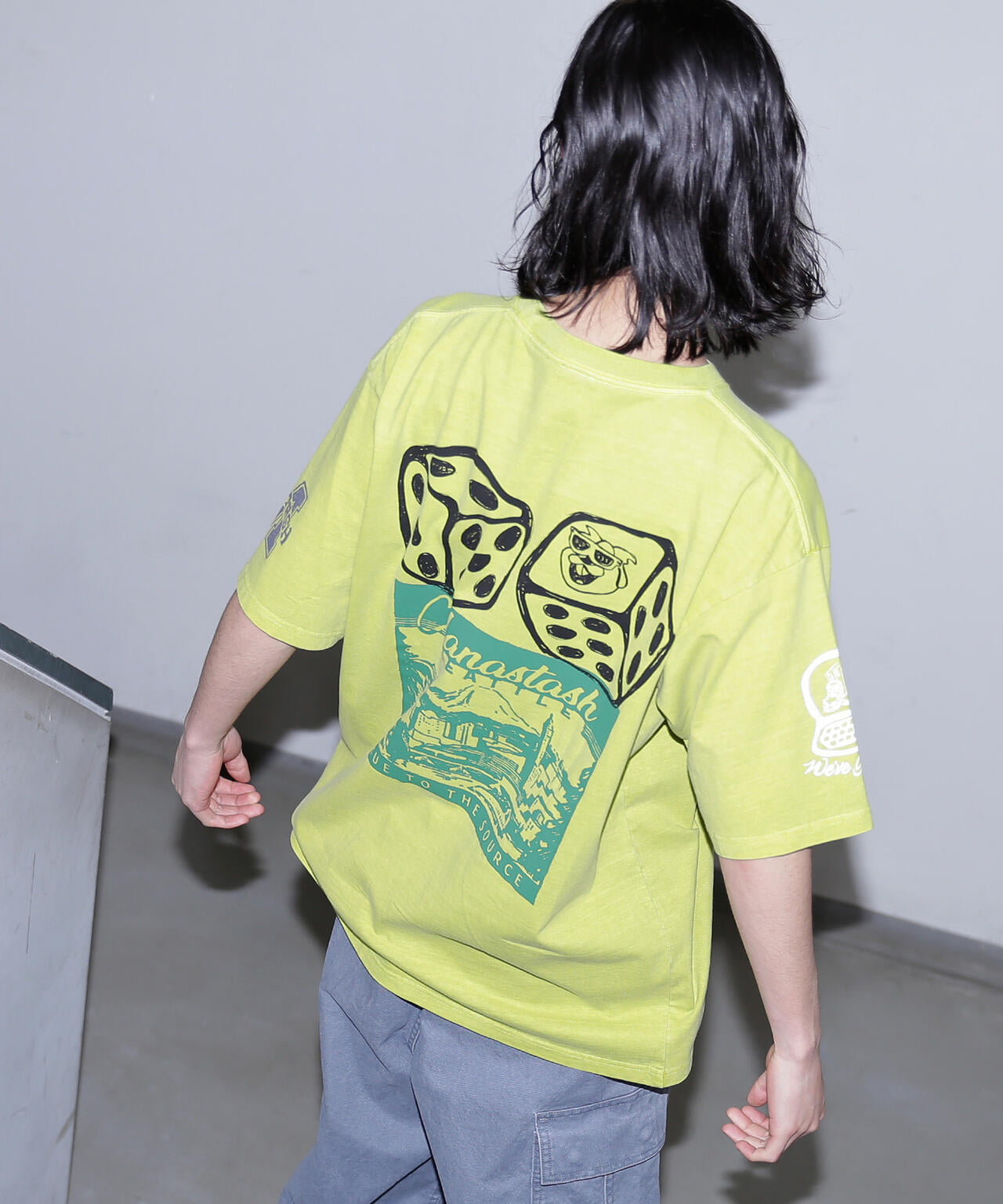 MANASTASH/マナスタッシュ/PUMICE TEE MIXED UP
