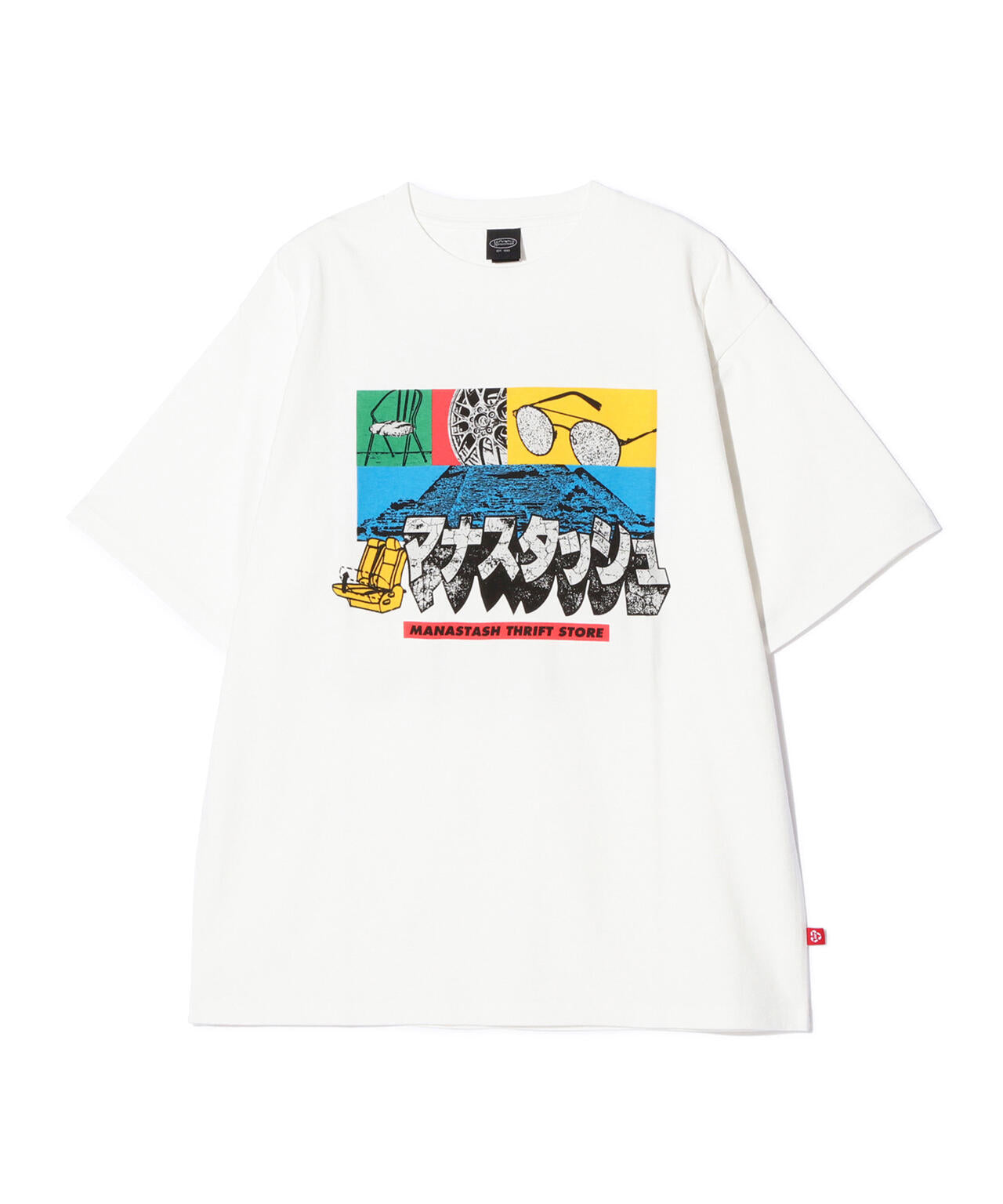 MANASTASH/マナスタッシュ/RE:CTN TEE COLOR BLOCKING