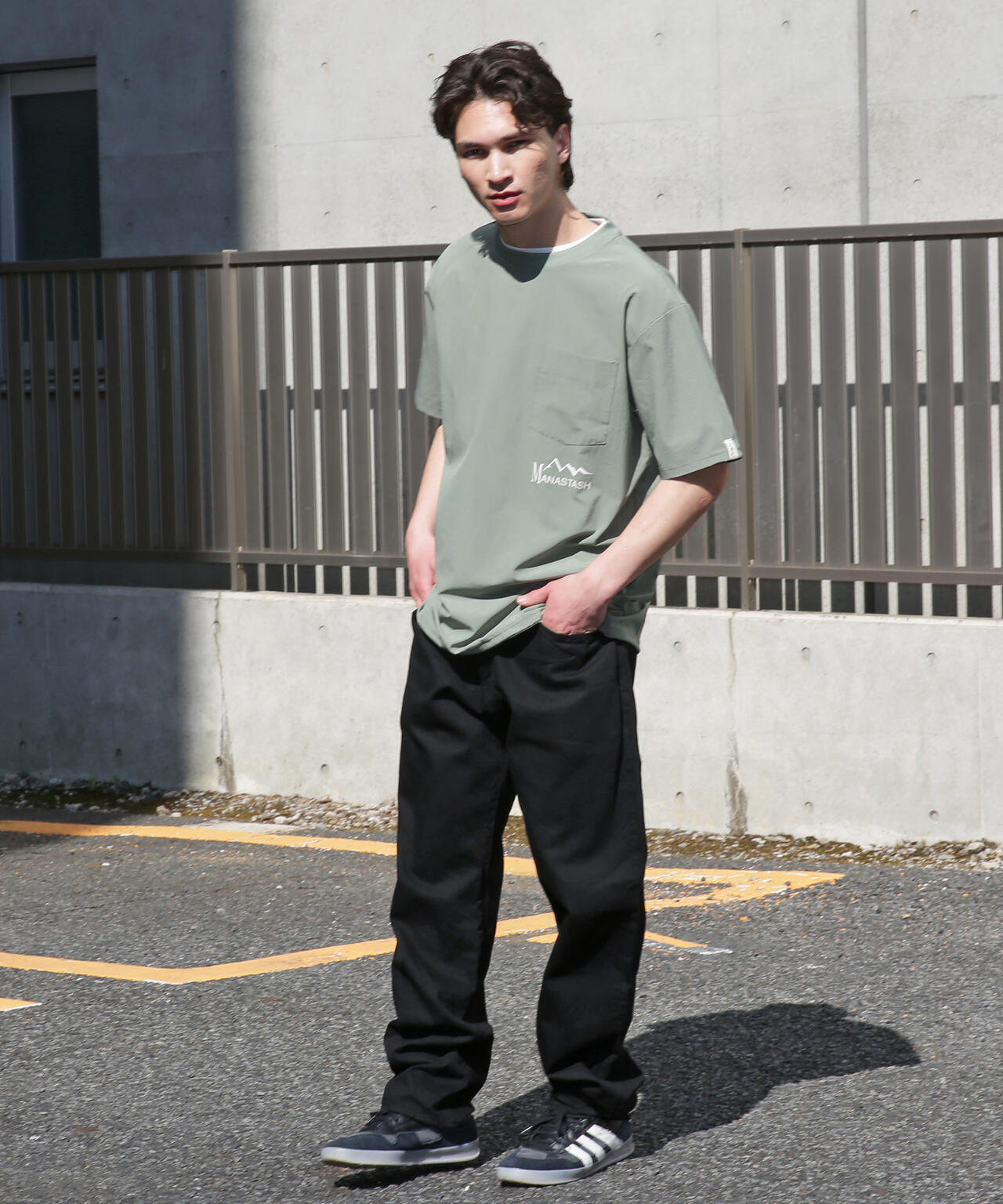 MANASTASH/マナスタッシュ/TECH DRY POCKET S/S TEE