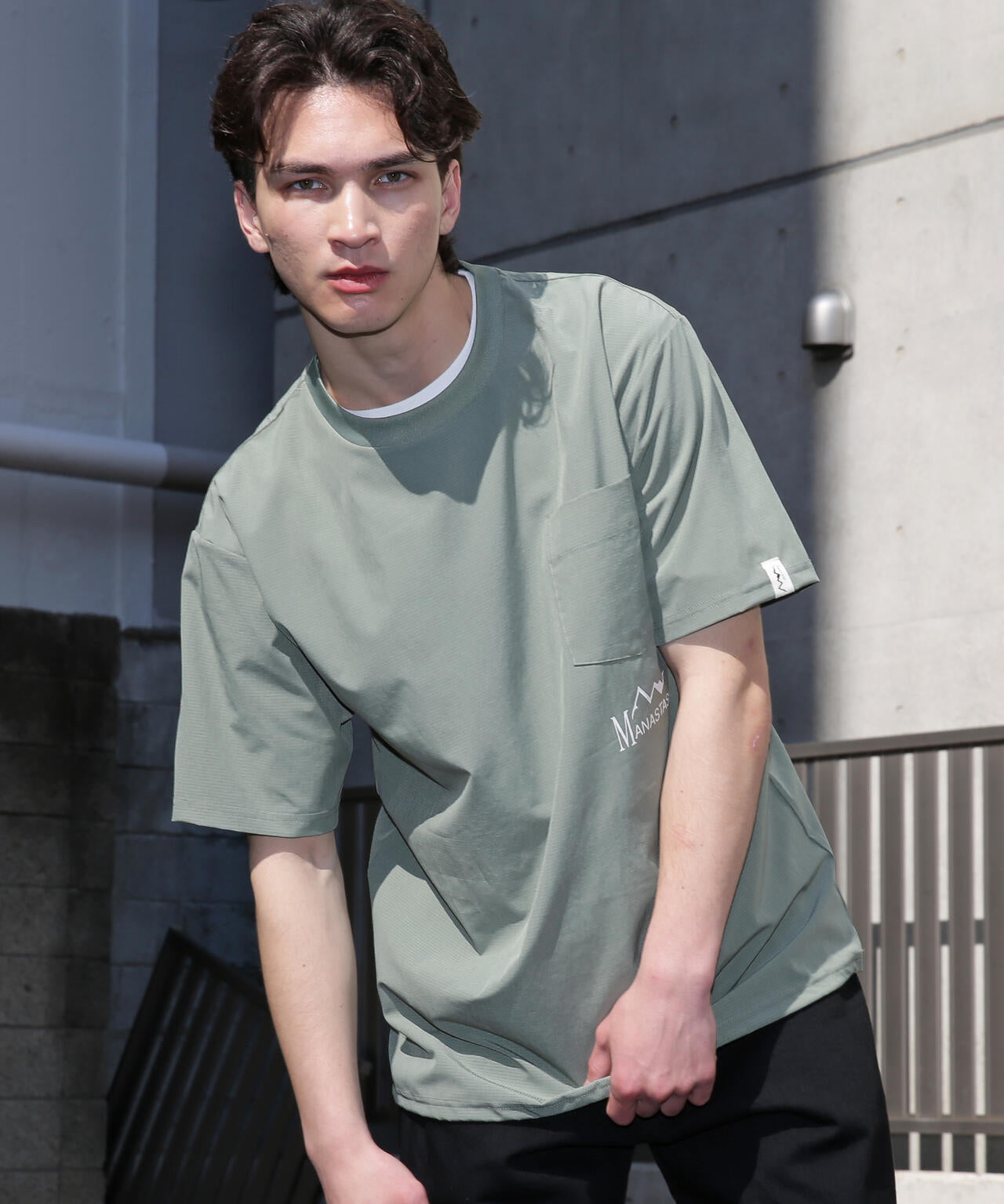 MANASTASH/マナスタッシュ/TECH DRY POCKET S/S TEE